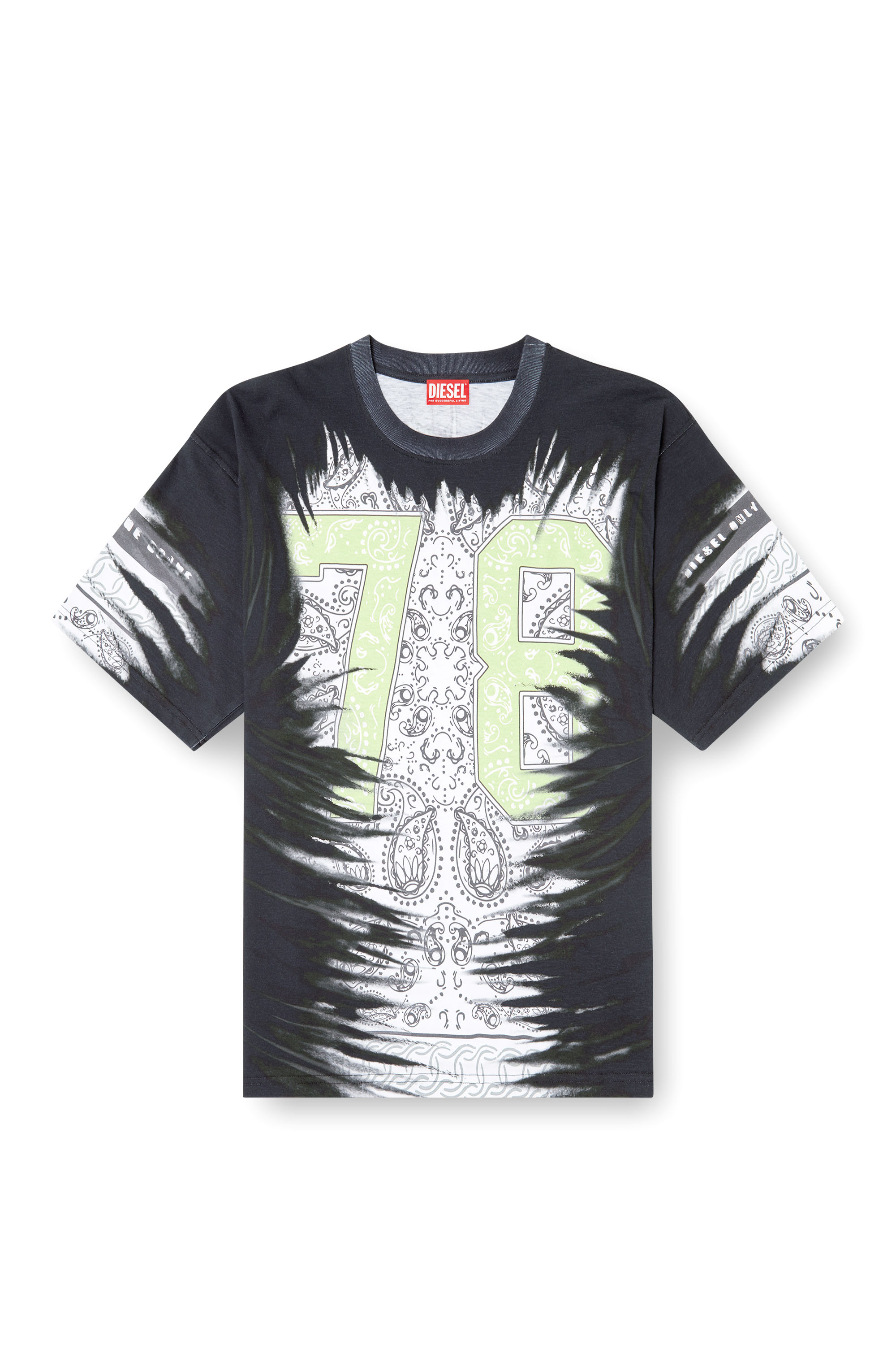 Diesel - T-BOXT-78-R1, T-shirt avec imprimé bandana 78 Homme in ToBeDefined - 3