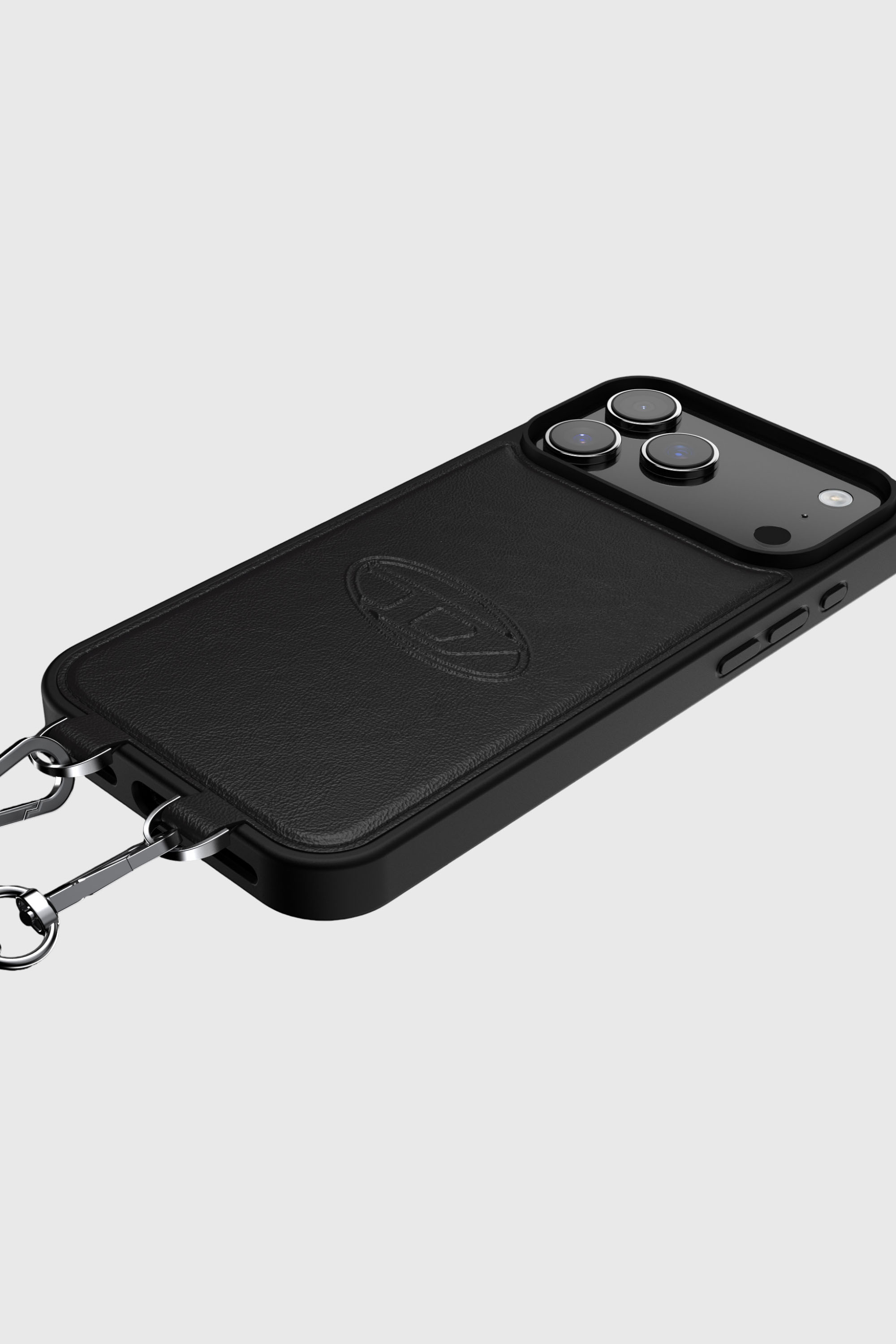 Diesel - 60663 MOULDED CASE, Coque Oval D avec dragonne et MagSafe pour iPhone 17 Pro Max Mixte in Noir - 4