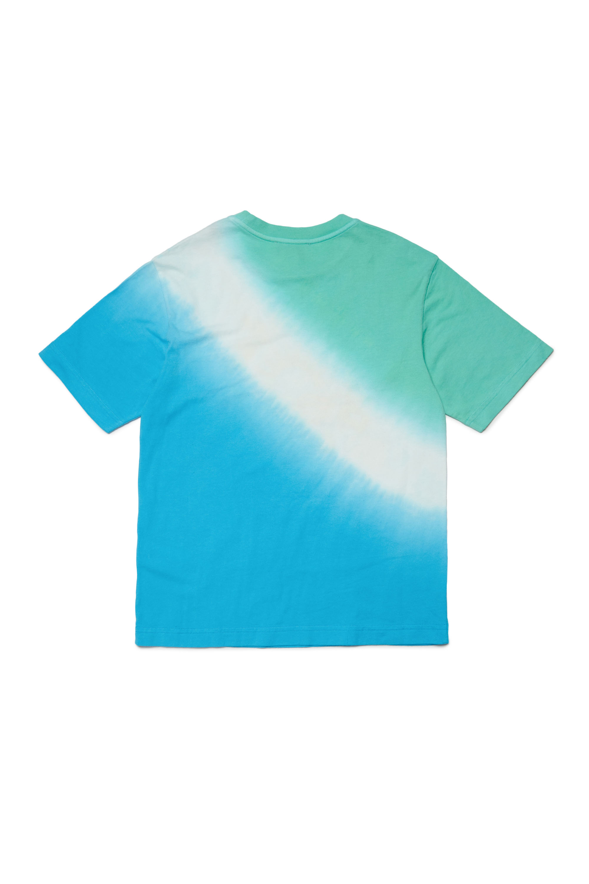 Diesel - MTSUN OVER, Homme T-shirt tie-dye avec imprimé soleil in Bleu - Image 2
