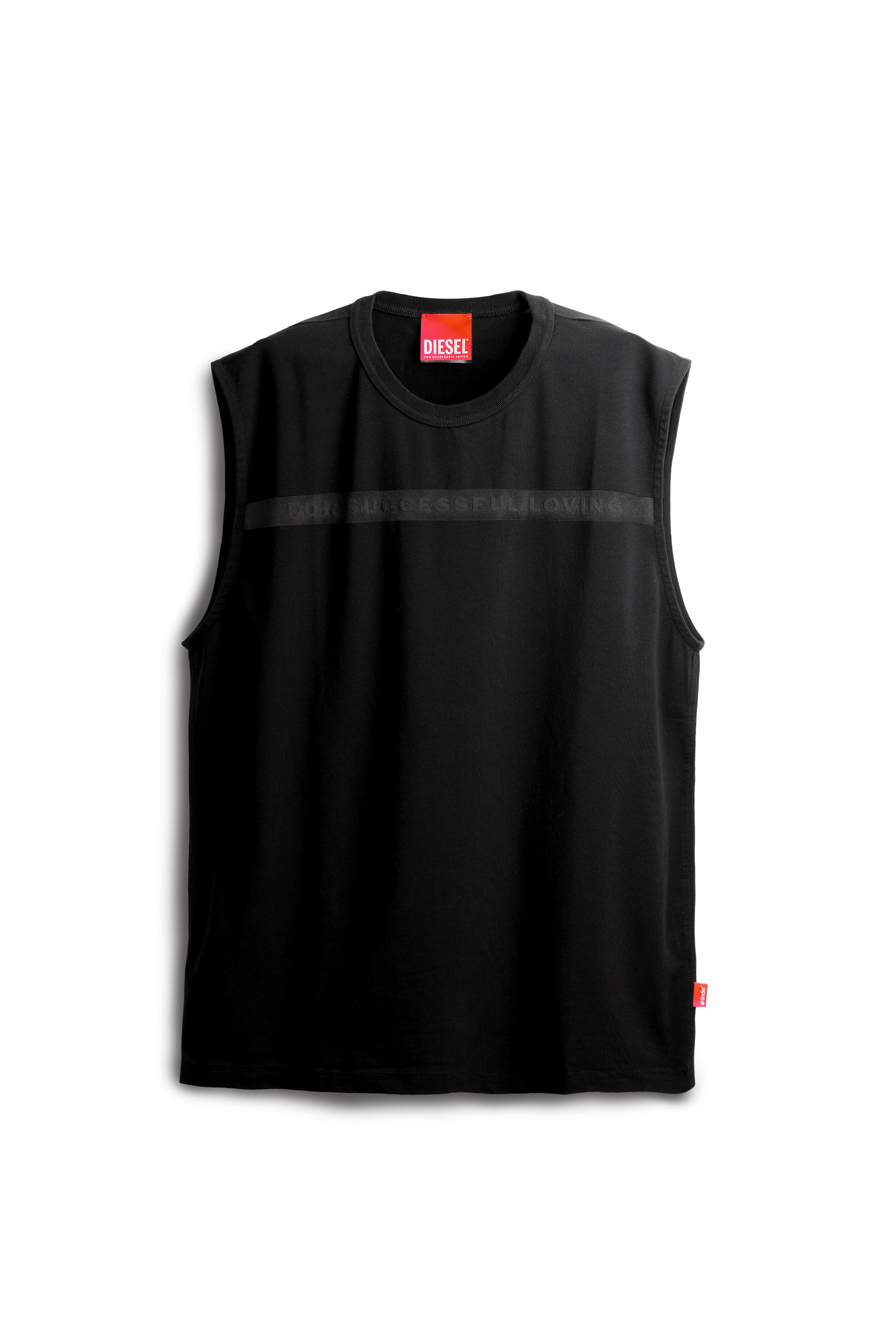 Diesel - PR-T-NORM-BISC-MATI-R, D&eacute;bardeur avec logo For Successful Loving Mixte in Noir - 2