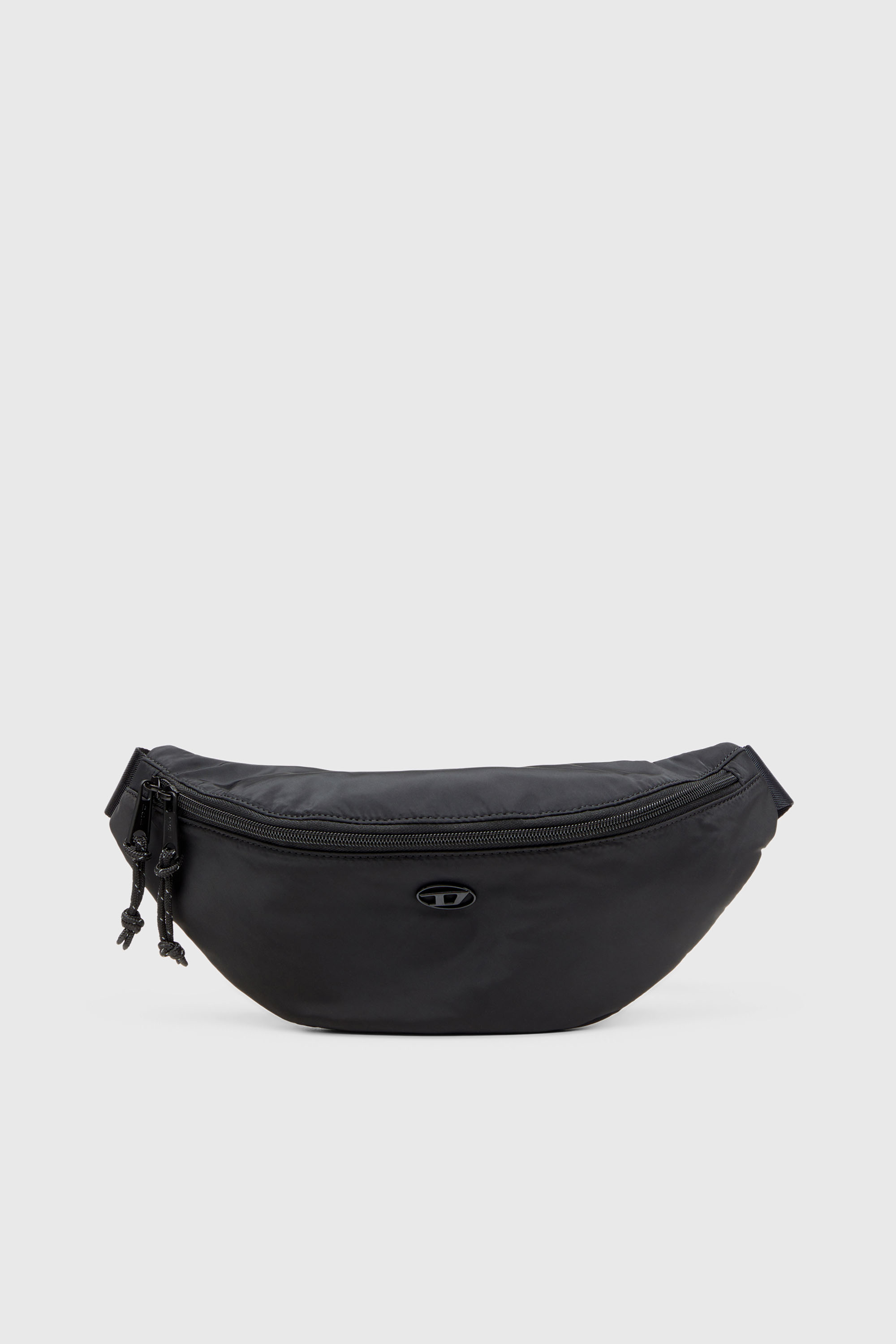 Diesel - D-PACK BELTBAG X, D-Pack-Sac banane en tissu au toucher satin&eacute; Homme in Noir - 2