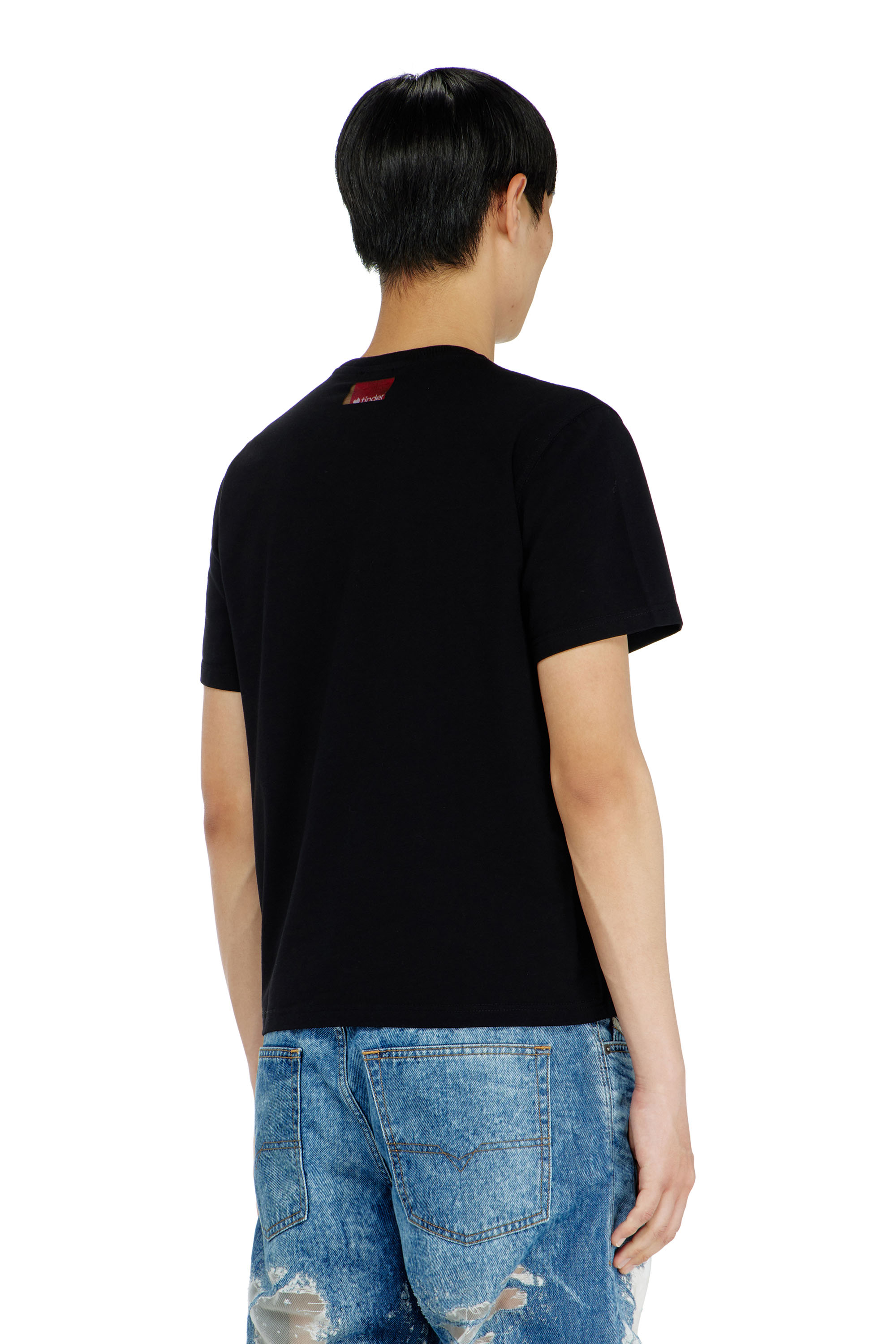 Diesel - PR-T-NOTS-CHI-R, T-shirt avec logo For Successful Loving Mixte in Noir - 4