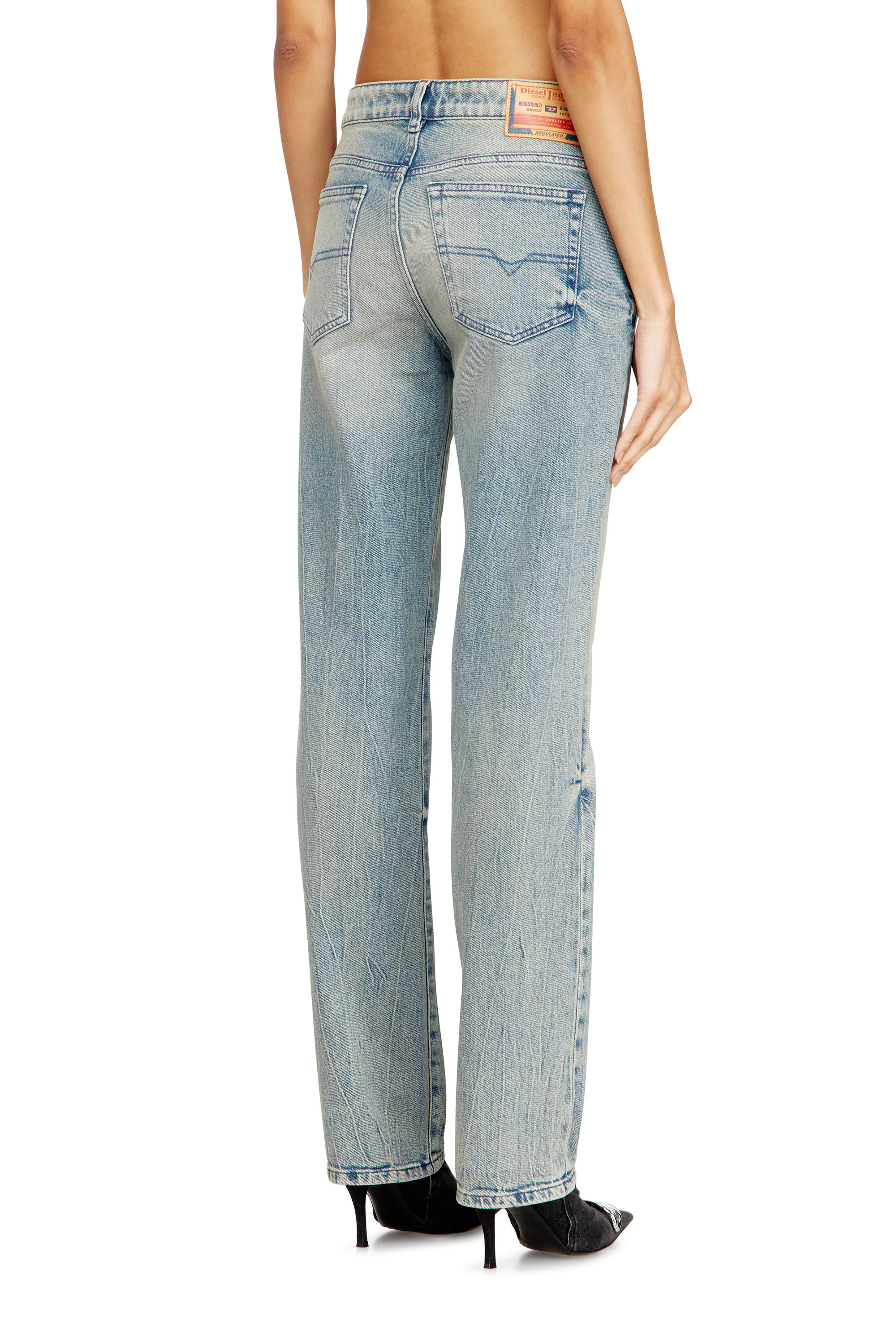 Diesel - Regular Jeans 1989 D-Mine 09N55 Femme, Bleu Clair - Image 4