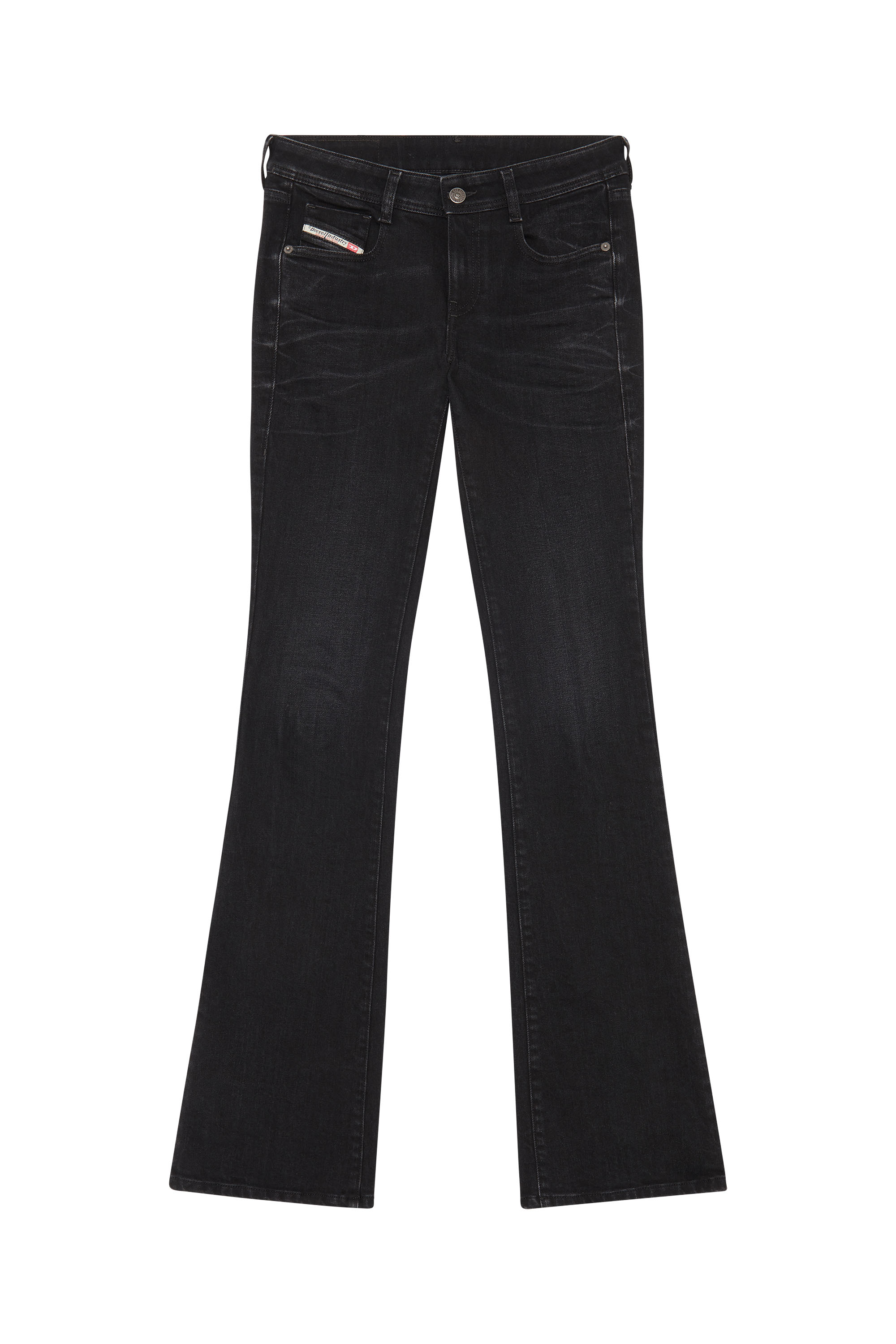 Diesel - 1969 D-EBBEY 09D48 Bootcut and Flare Jeans, Black/Dark grey - Image 6
