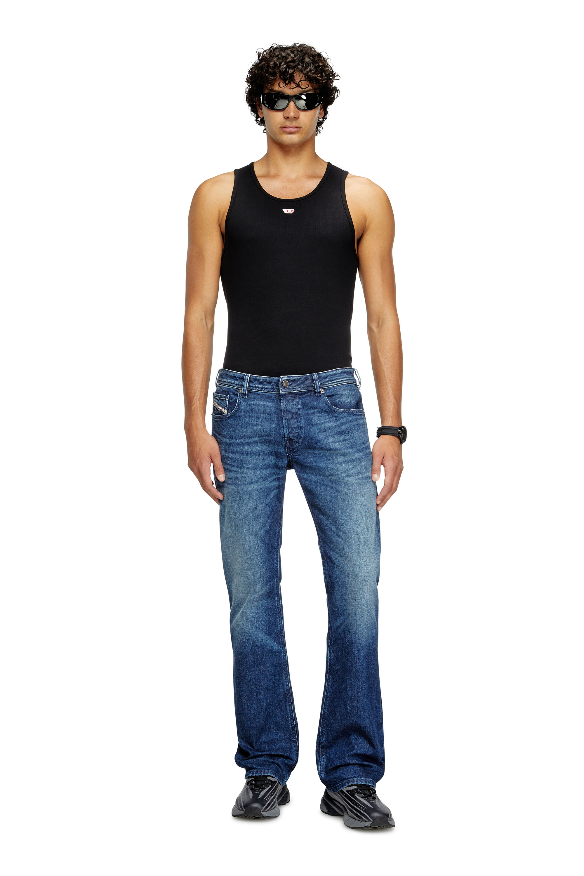 Diesel - Bootcut Jeans 2007 Zatiny 09L51 Homme, Bleu Foncé - Image 2