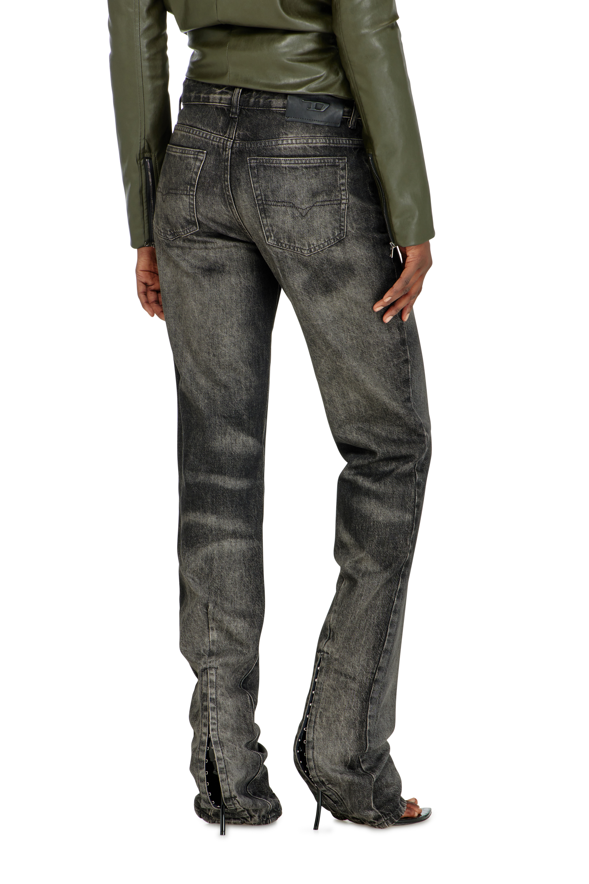 Diesel - Regular Jeans D-Heel 09R33 Femme, Noir/Gris fonc&eacute; - Image 4