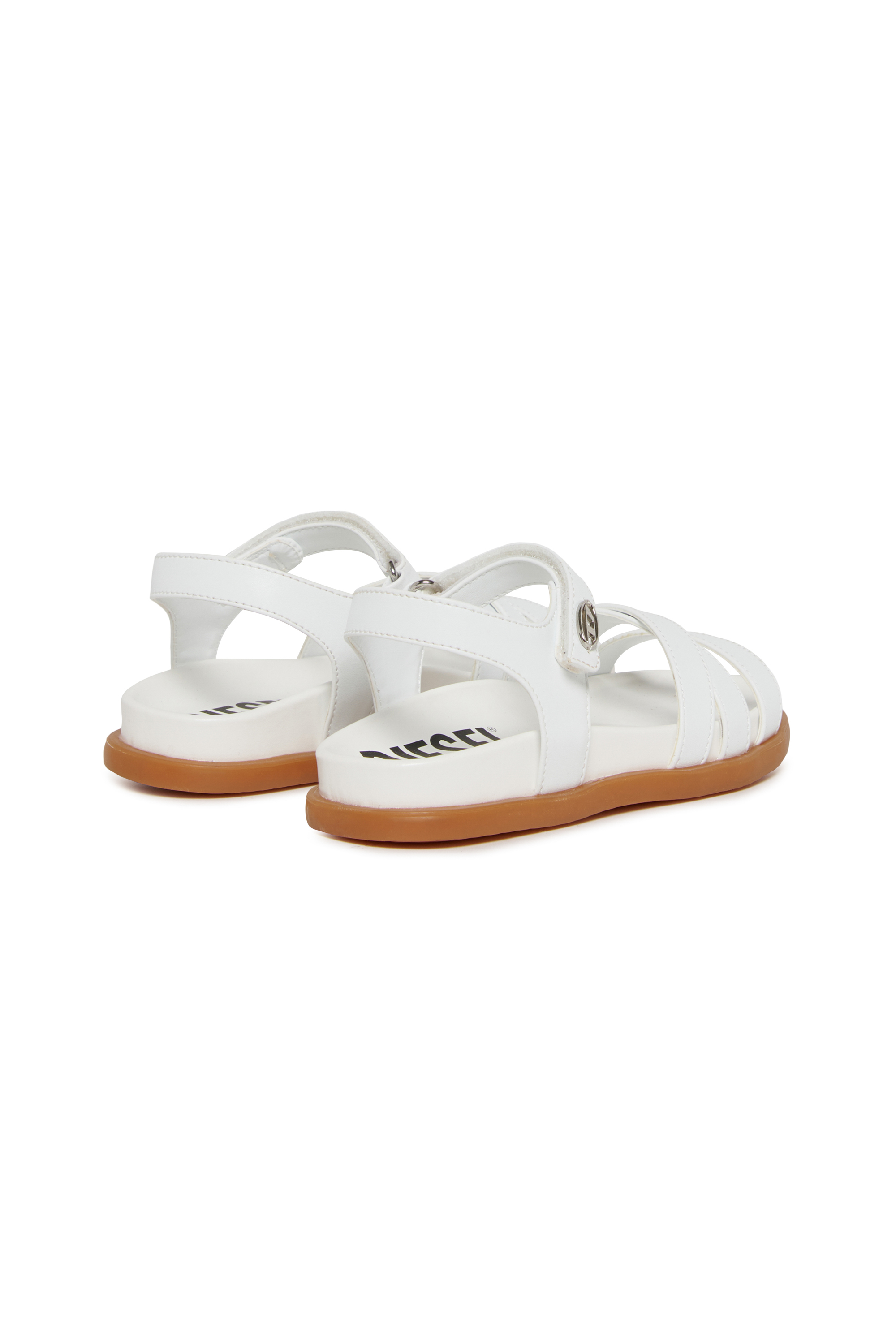 Diesel - D-SANPLA, D-SANPLA-Sandale avec d&eacute;tail logo Femme in Blanc - 3