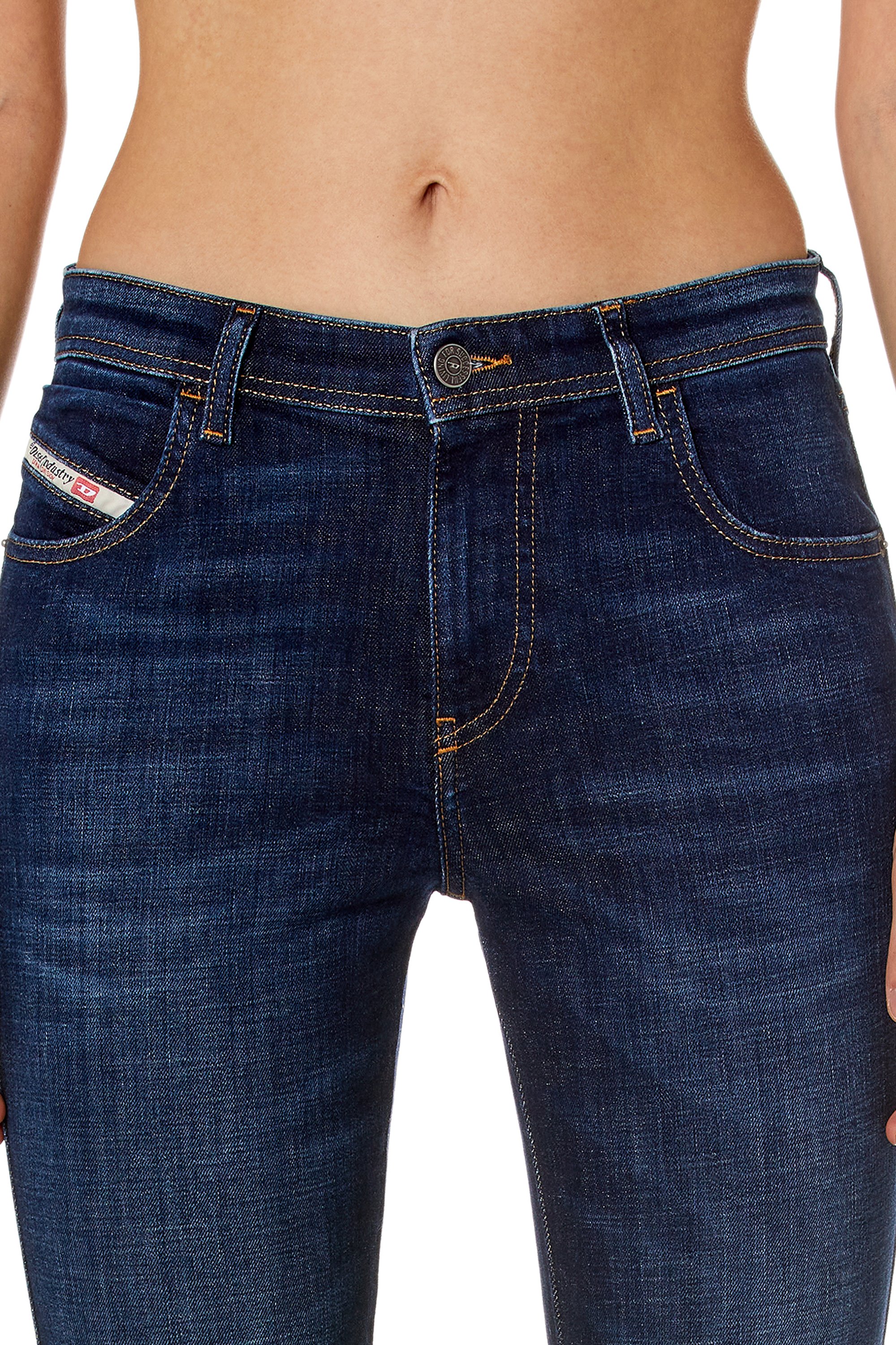 Diesel - Skinny Jeans 2015 Babhila 09J17 Femme, Bleu Foncé - Image 3