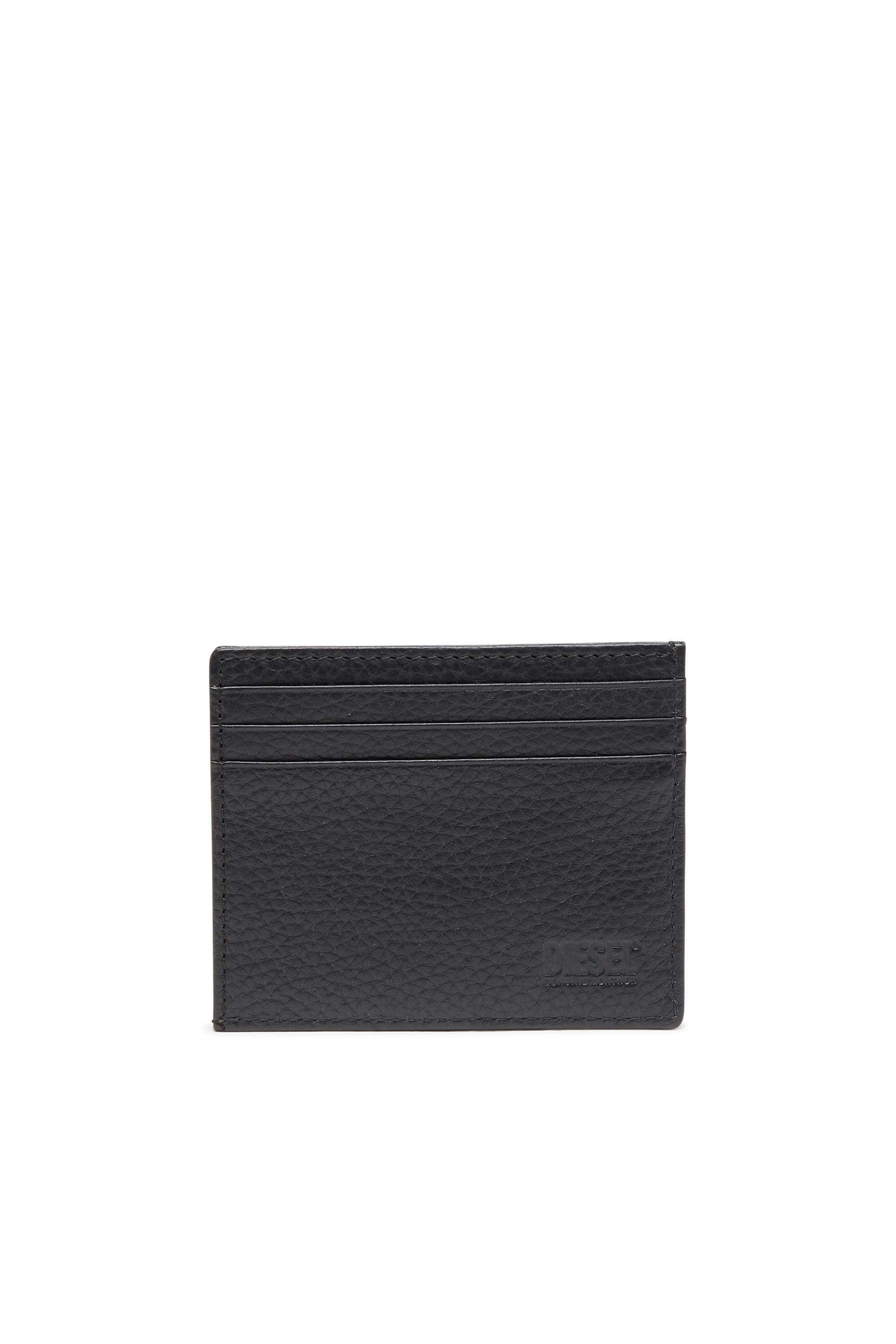 Diesel - CARD CASE, Porte-cartes en cuir grainé Homme in Noir - 2