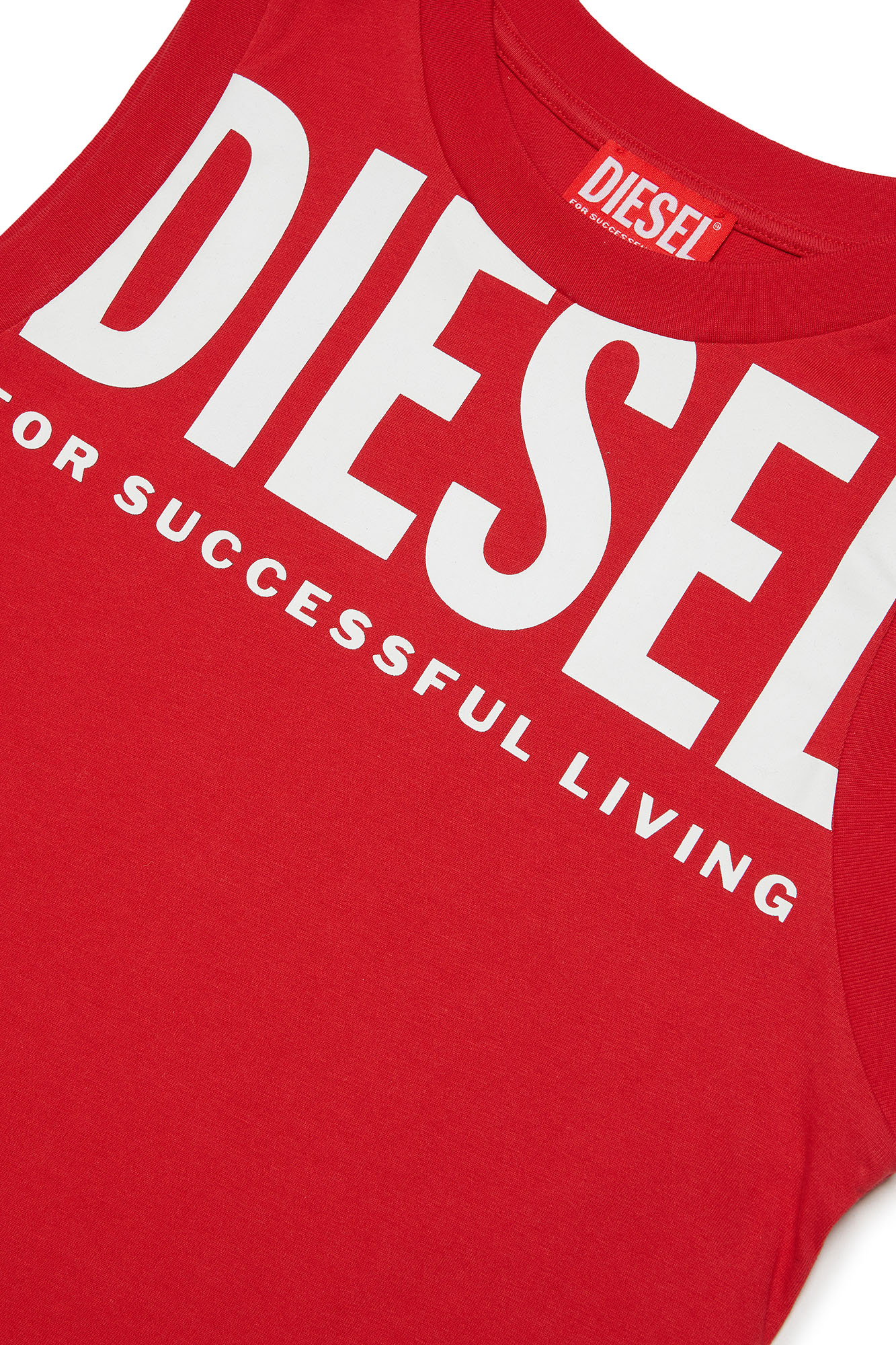 Diesel - MTGIUL, Homme Débardeur avec maxi logo in Rouge - Image 2