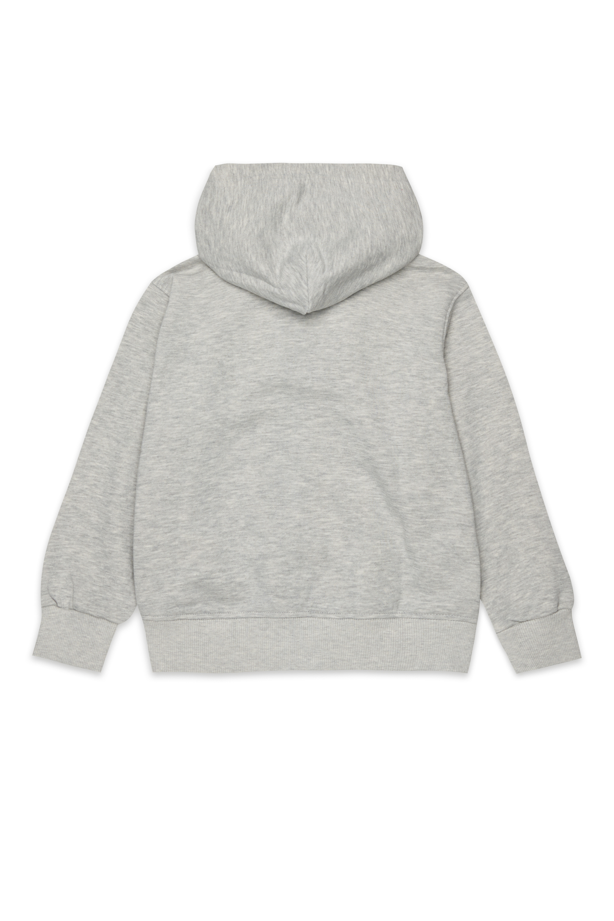 Diesel - SDROPSHOODZ OVER, Sweat à capuche en coton avec fermeture éclair Homme in Gris - 2