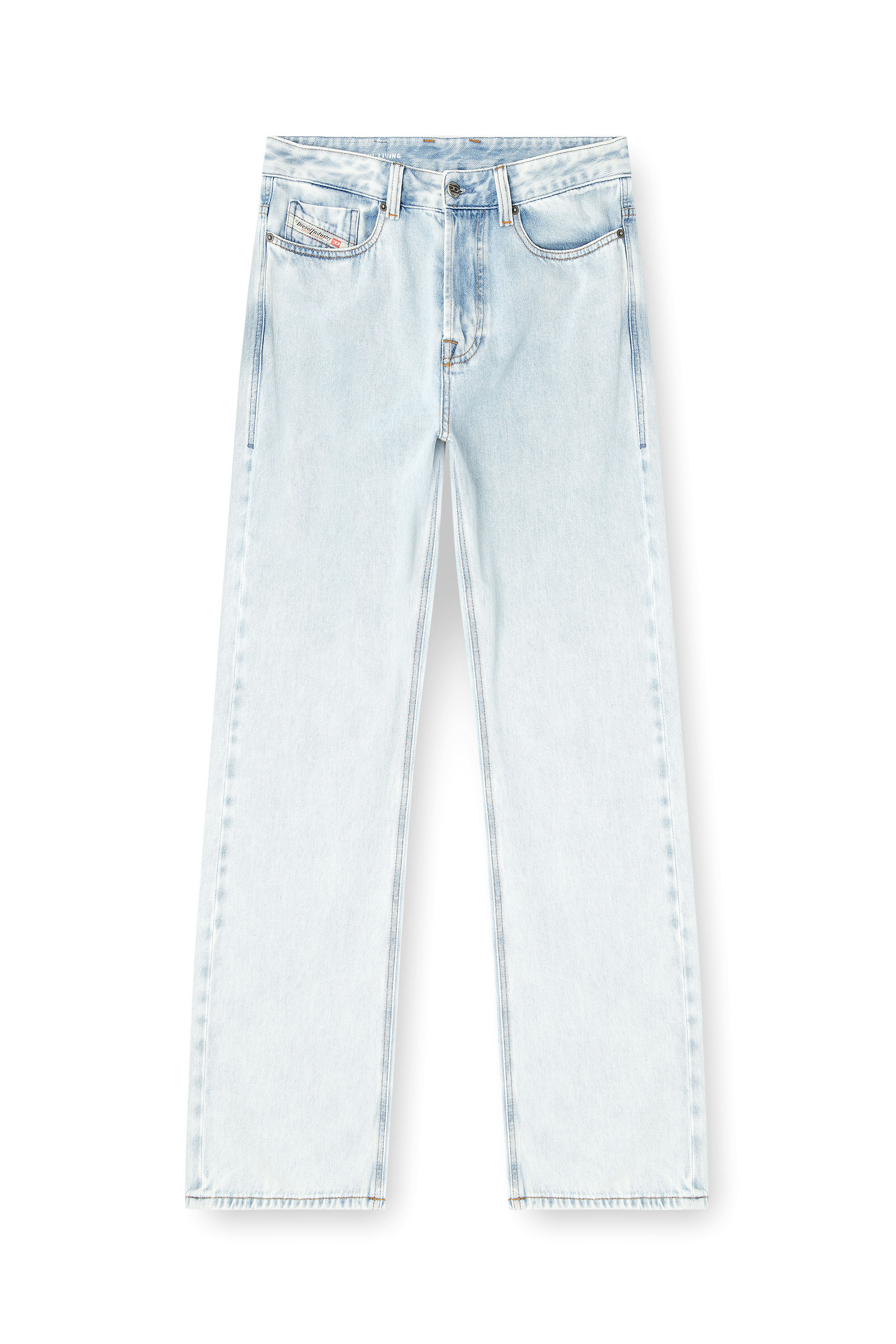 Diesel - Relaxed Jeans 1980 D-Eeper 09M74 Homme, Bleu Clair - Image 2