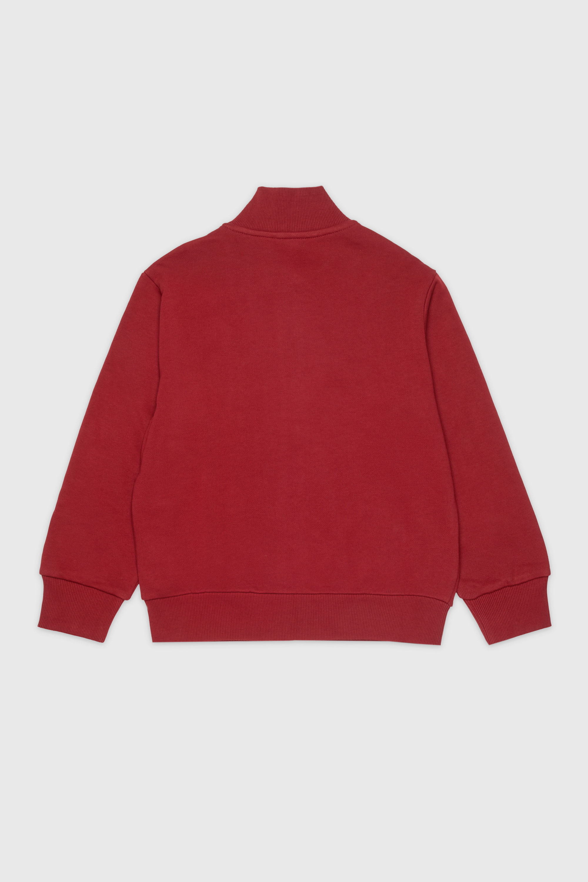 Diesel - SCIRCLEZIP OVER, Sweat-shirt en coton avec imprim&eacute; logo Homme in Rouge - 2