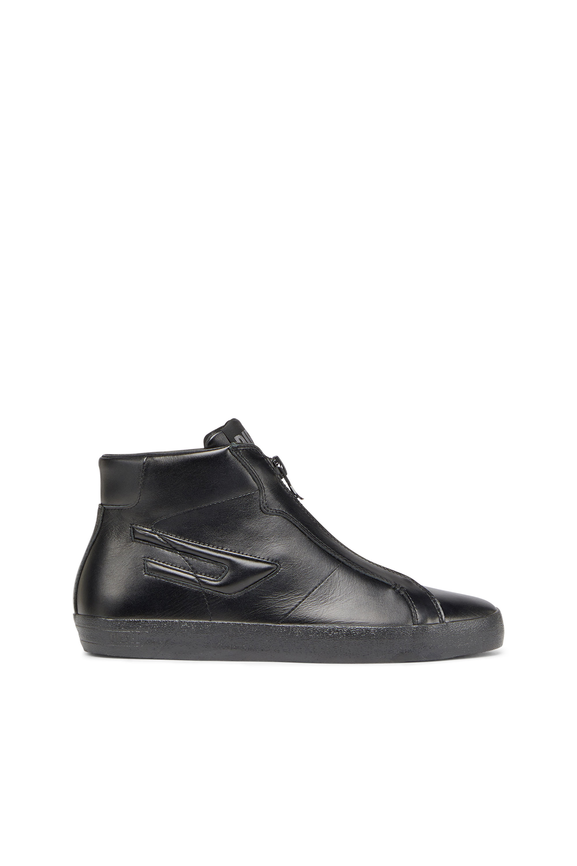 Diesel - S-LEROJI ZIP MID, Black - Image 1