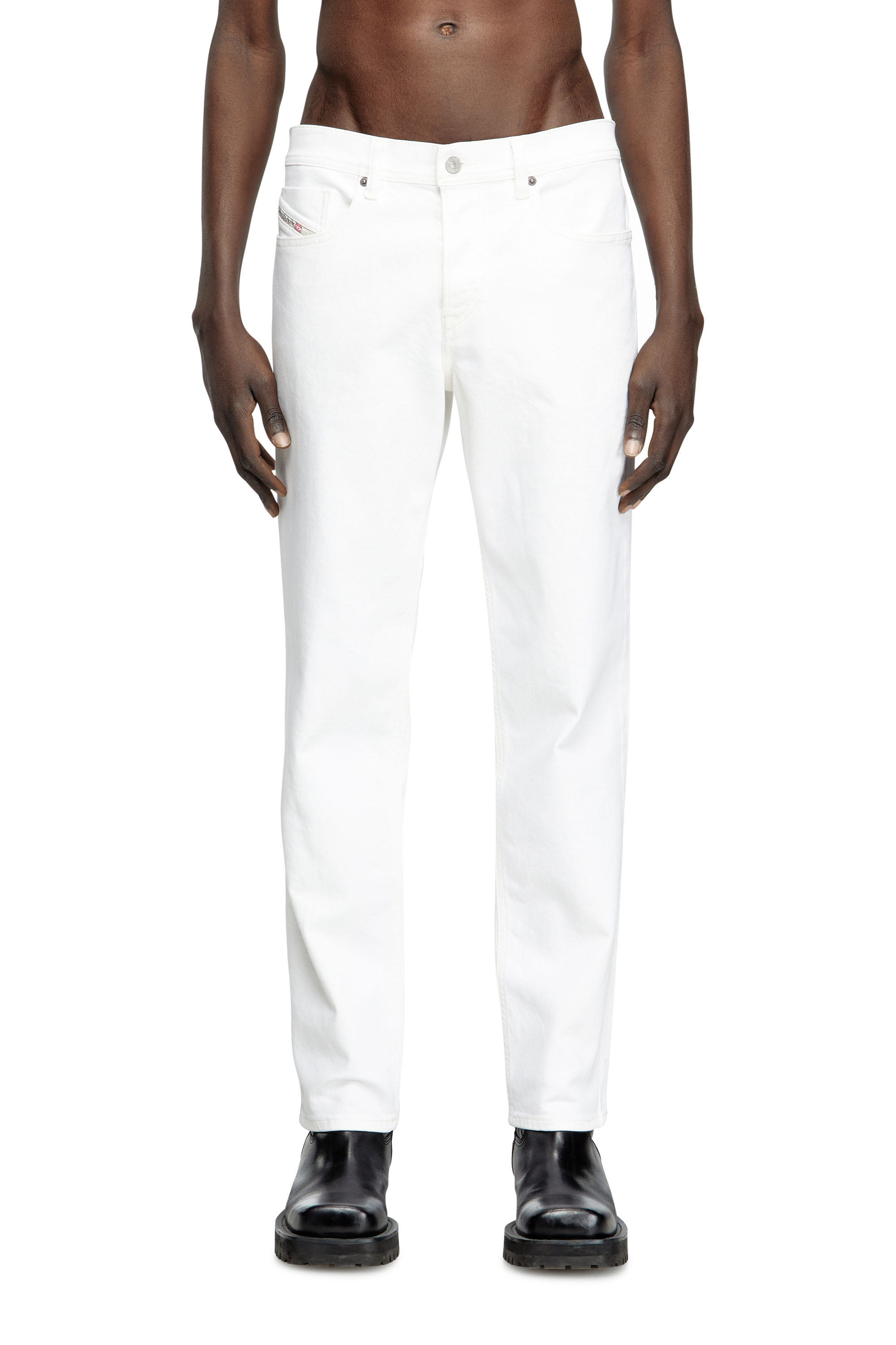Diesel - Regular Jeans 2023 D-Finitive 09K05 Homme, Blanc - Image 3