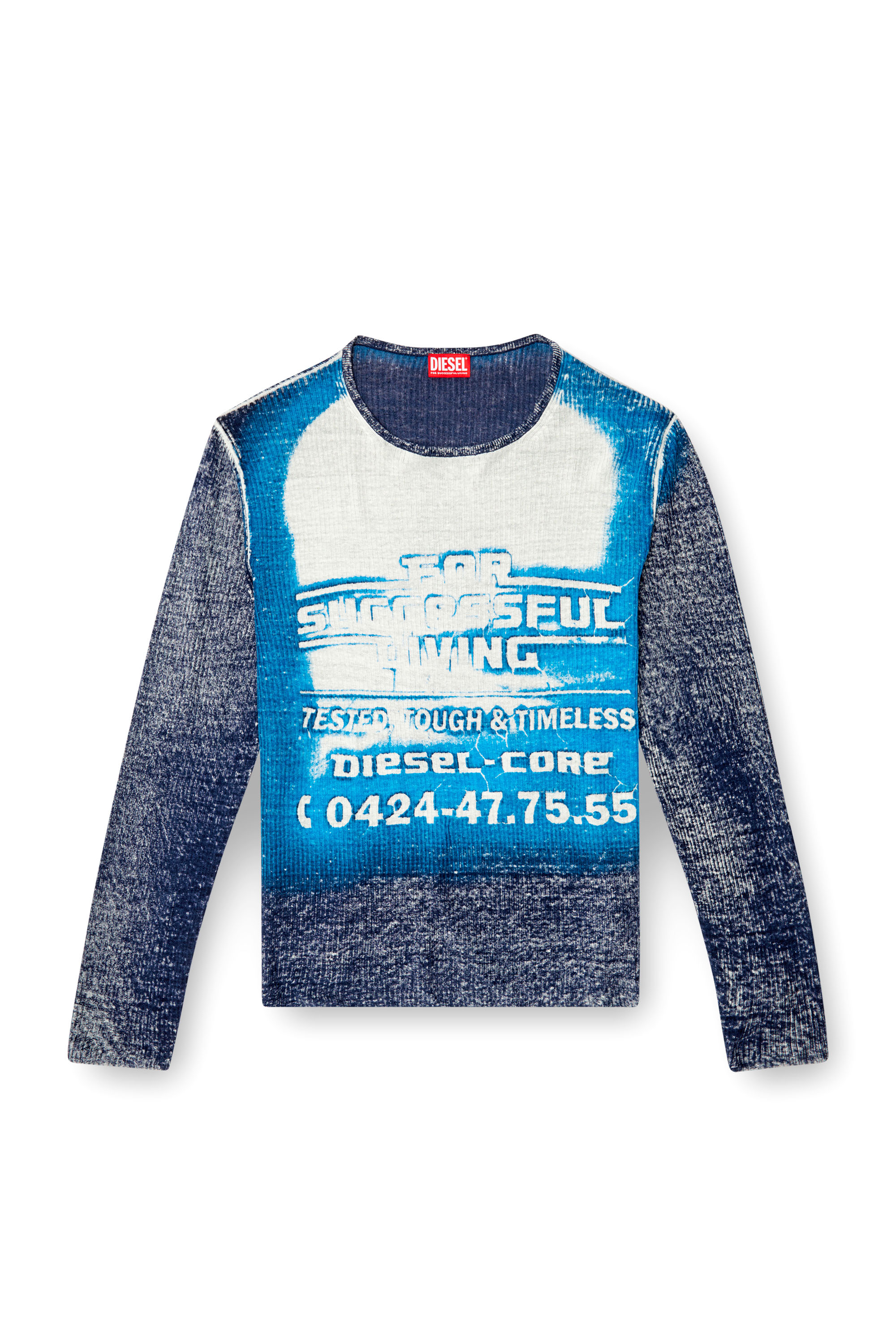 Diesel - K-ROD, Pull en lin avec logo graphique Homme in ToBeDefined - 3