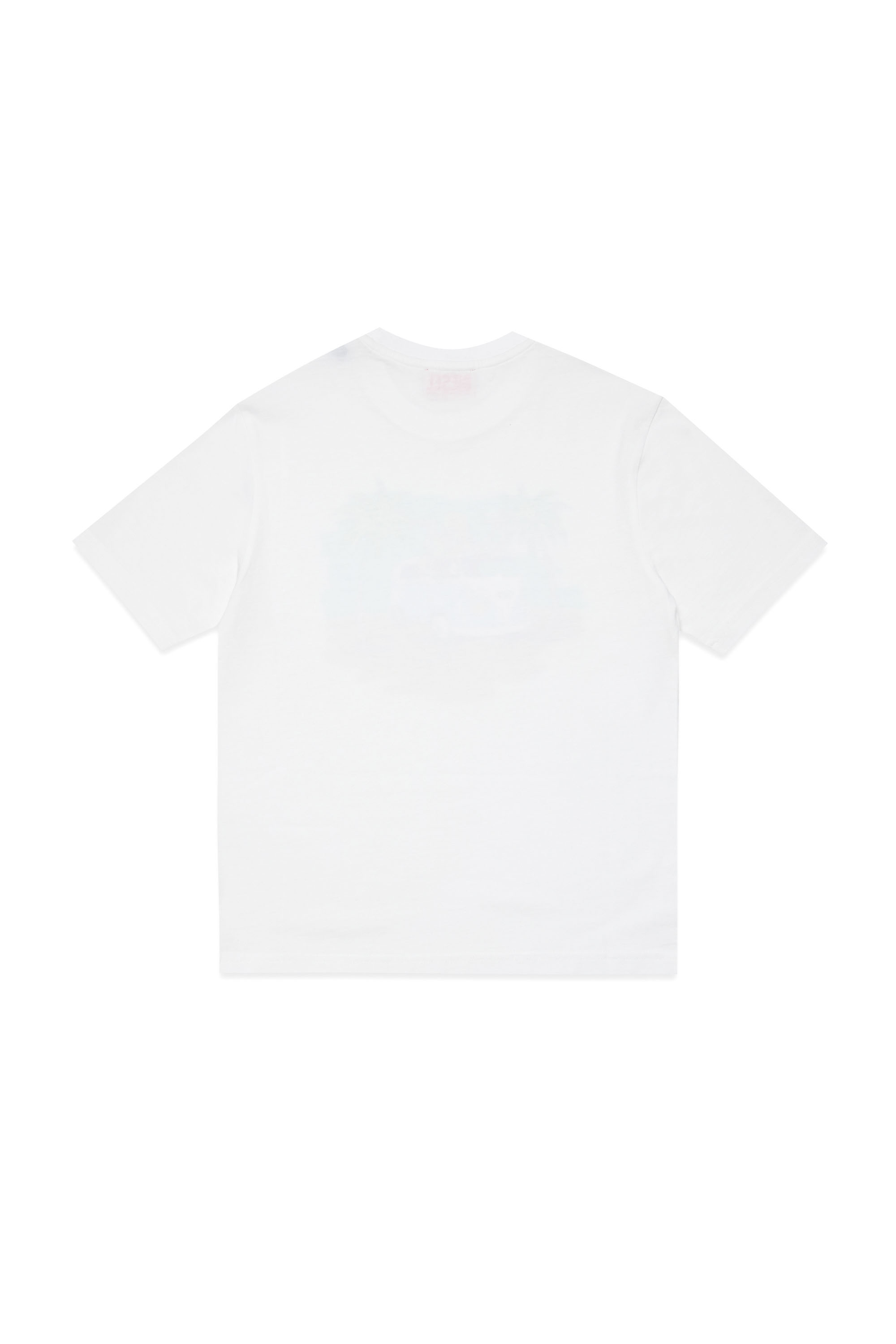 Diesel - MTPALM OVER, Homme T-shirt avec imprimé camping-car in Blanc - Image 2
