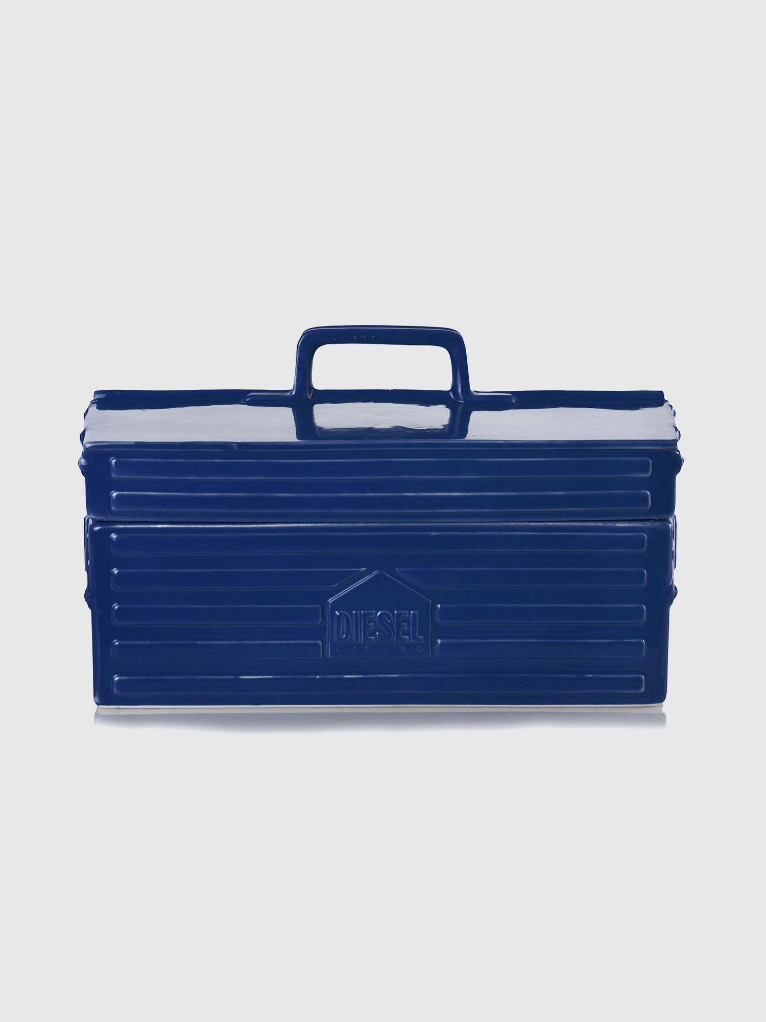 Diesel - 11056 WORK IS OVER, Unisex's Blue porcelain tool box in Blue - 1
