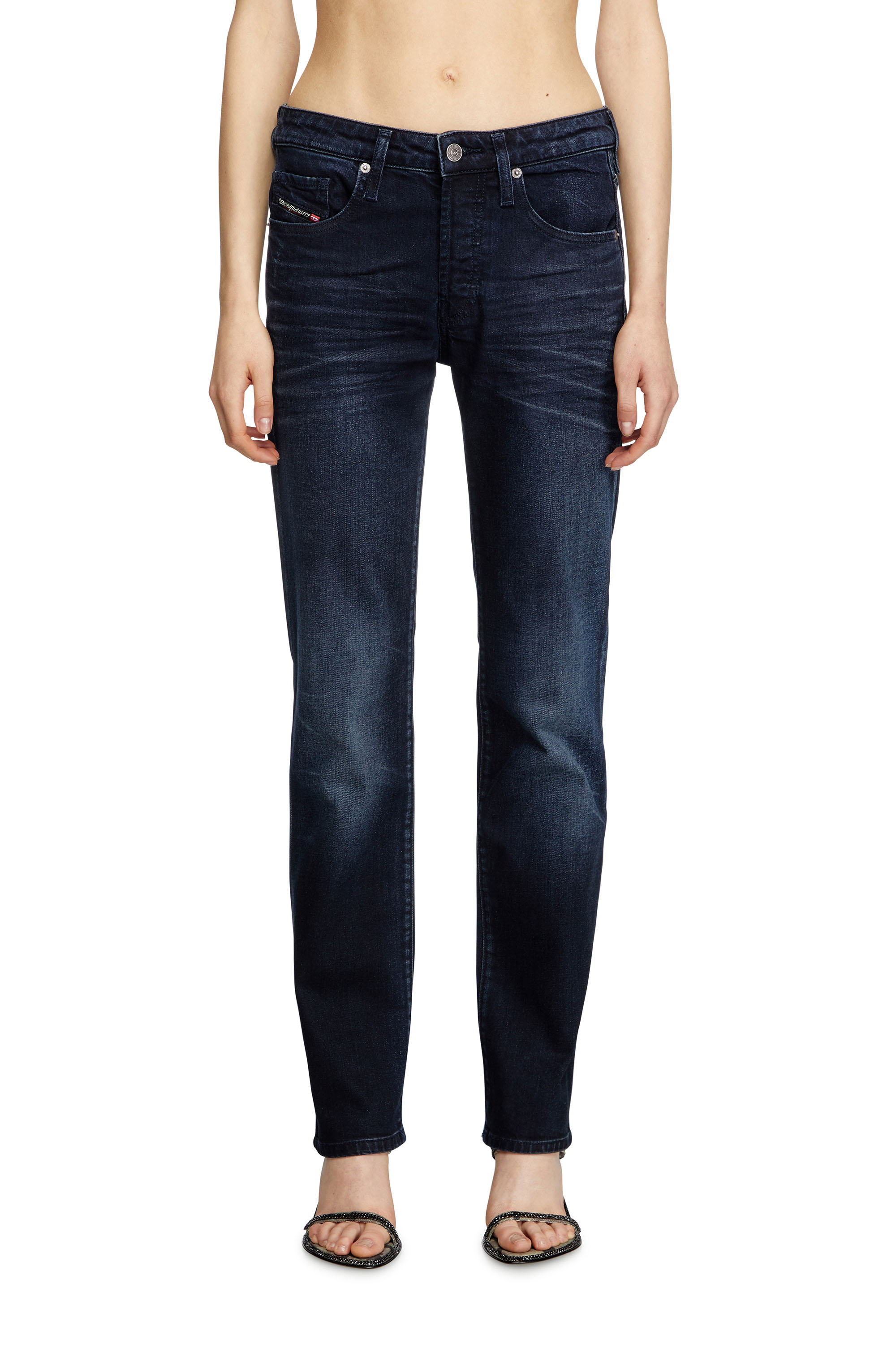 Diesel - Regular Jeans 1989 D-Mine 0BMBX Femme, Bleu Fonc&eacute; - Image 3