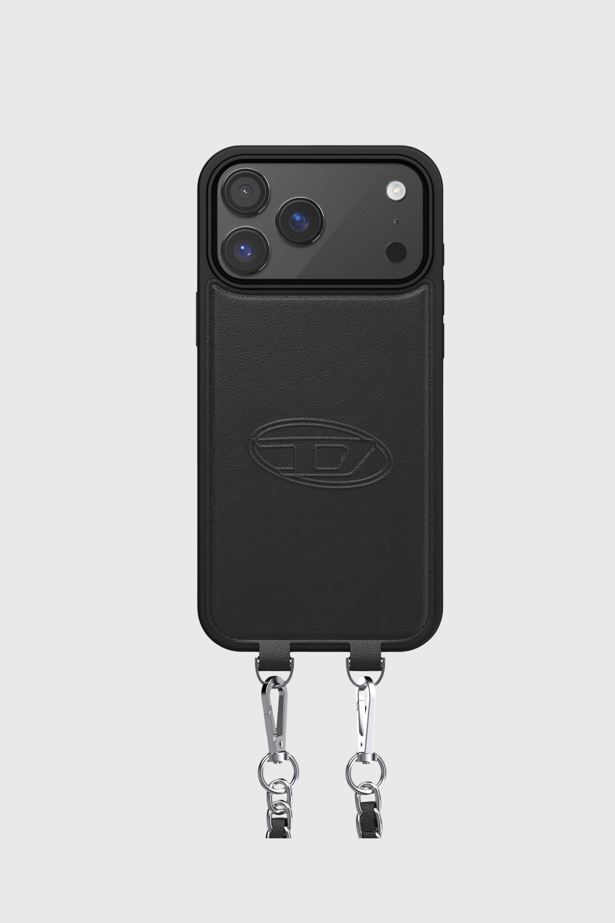 Diesel - 60663 MOULDED CASE, Coque Oval D avec dragonne et MagSafe pour iPhone 17 Pro Max Mixte in Noir - 2