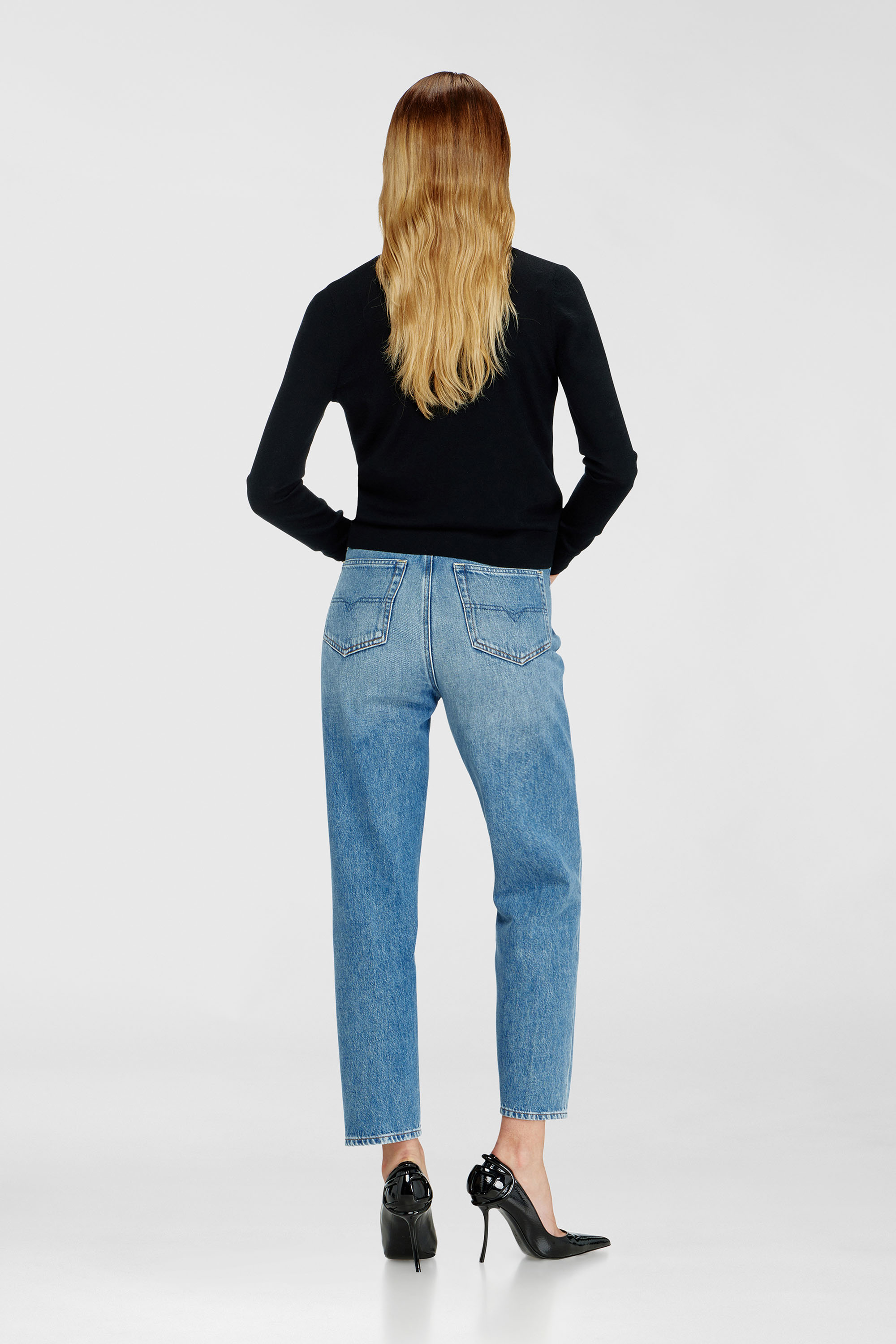 Diesel - Regular Jeans 1981 D-Went 09Q07 Femme, Bleu Clair - Image 3