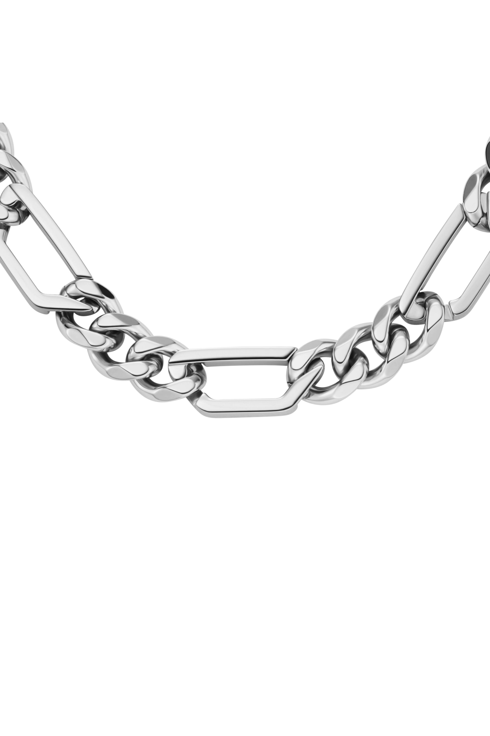 Diesel - DX1626040 JEWELLERY, Collier chaîne en acier inoxydable Mixte in Gris argenté - 2