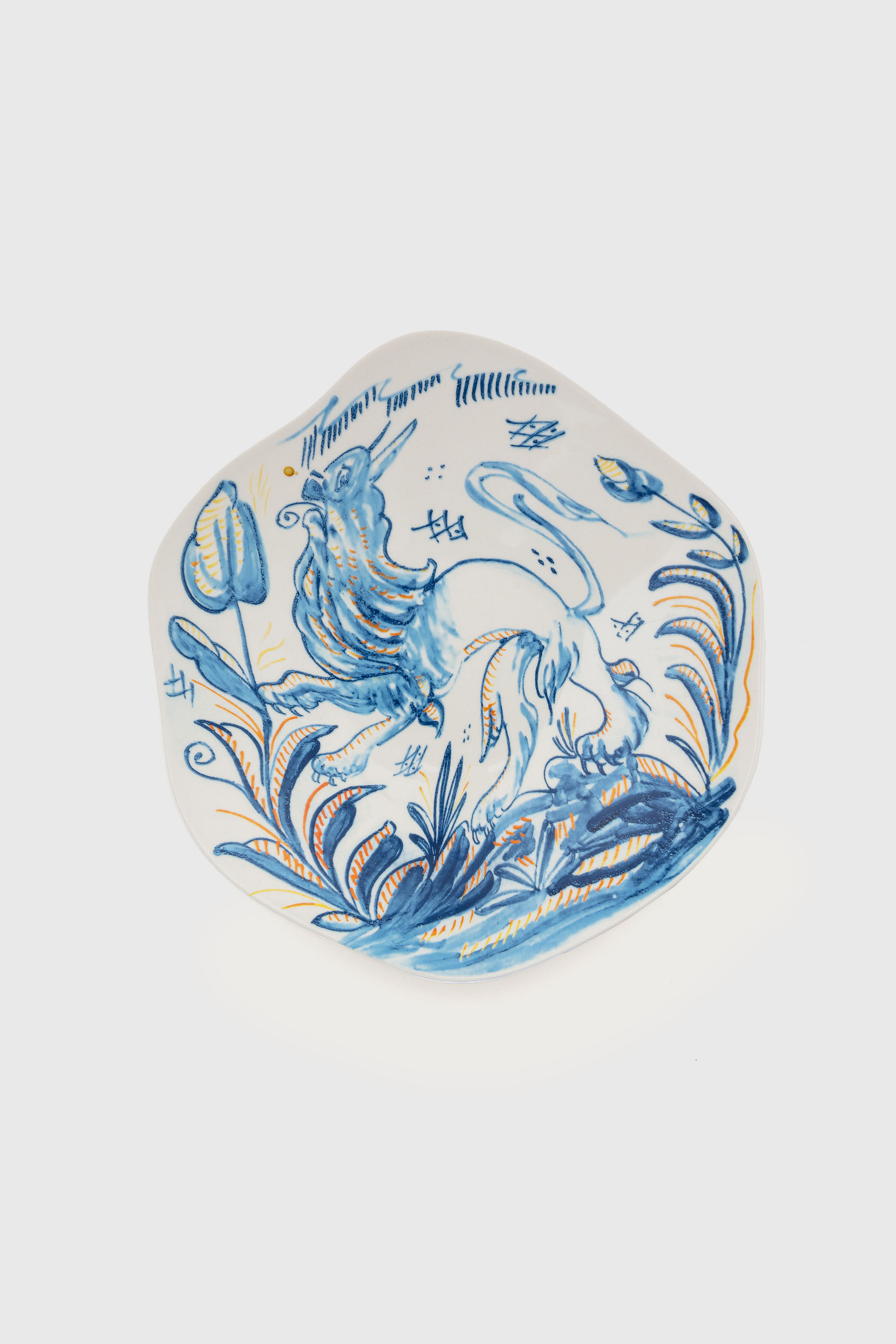 11225 SOUP PLATE IN PORCELAIN "CLASSIC O