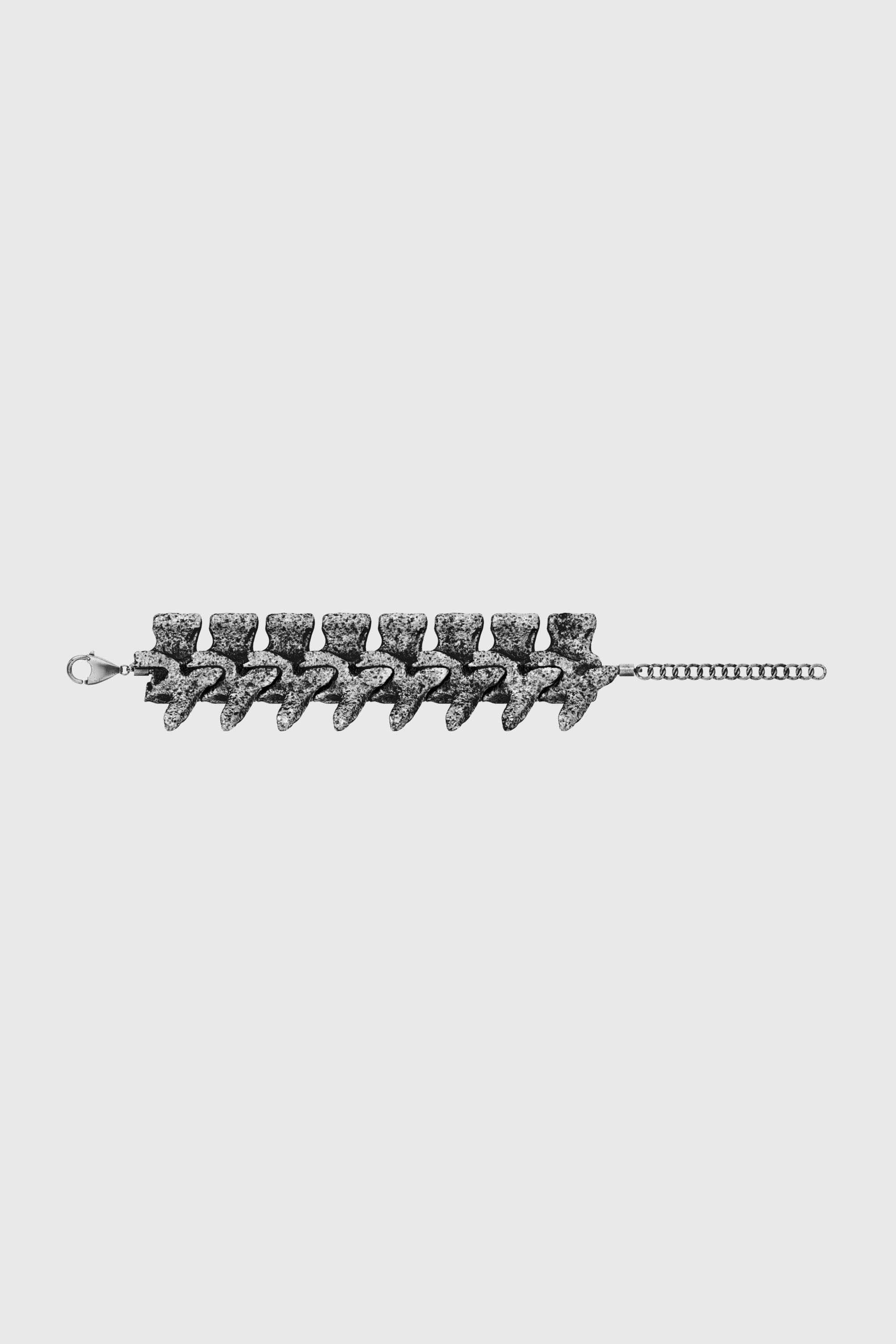 Diesel - DX1709040 JEWELLERY, Bracelet avec &eacute;l&eacute;ments argent&eacute;s Mixte in Gris - 3