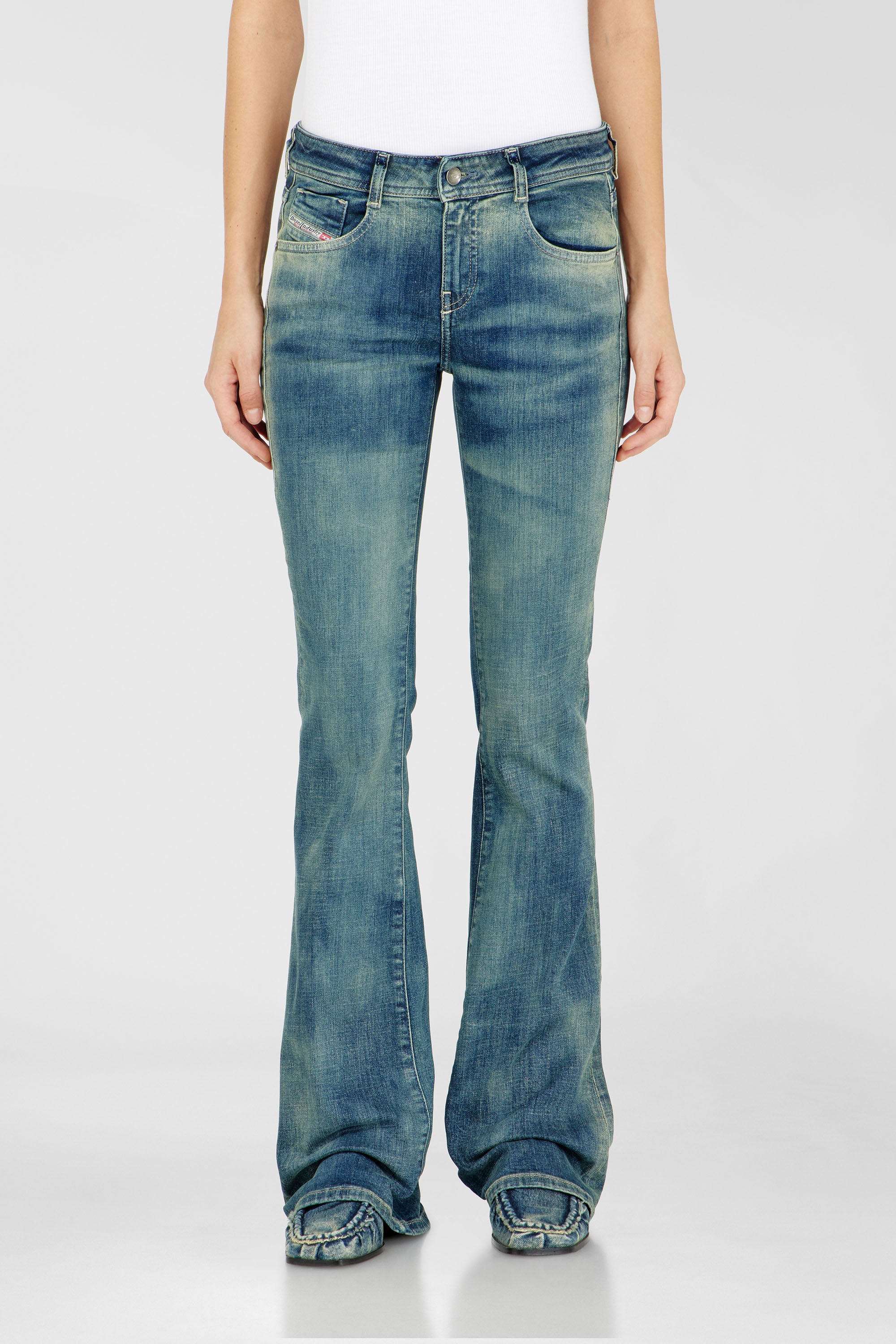 Diesel - Bootcut Jeans 1969 D-Ebbey 09P41 Femme, Bleu moyen - Image 1