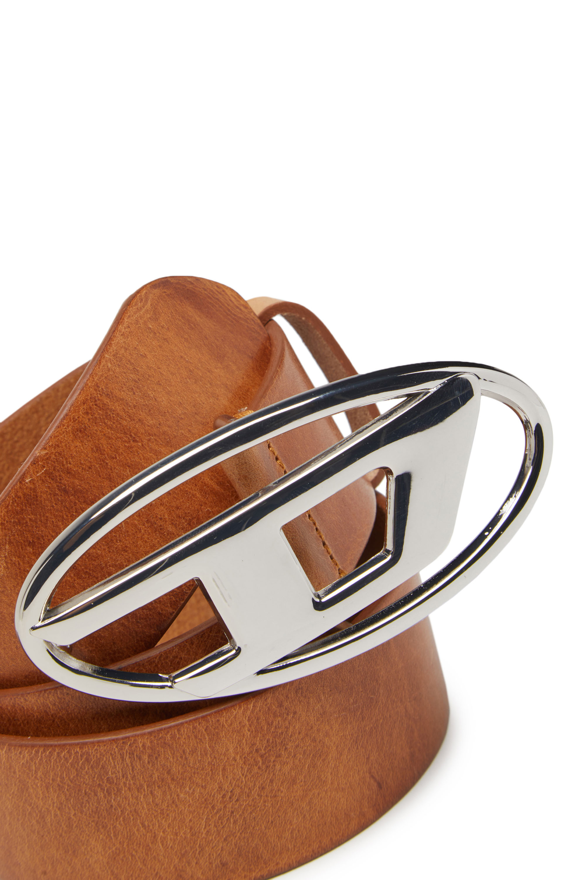 Diesel - B-1DR W, Ceinture 3.9 cm avec boucle à logo D Femme in Marron - 3