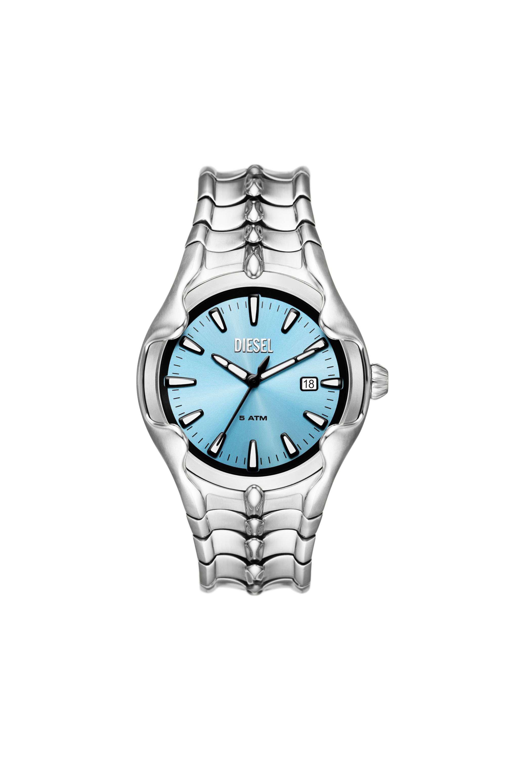 Diesel - DZ2200, Montre Vert en acier inoxydable Homme in Gris argenté - 1