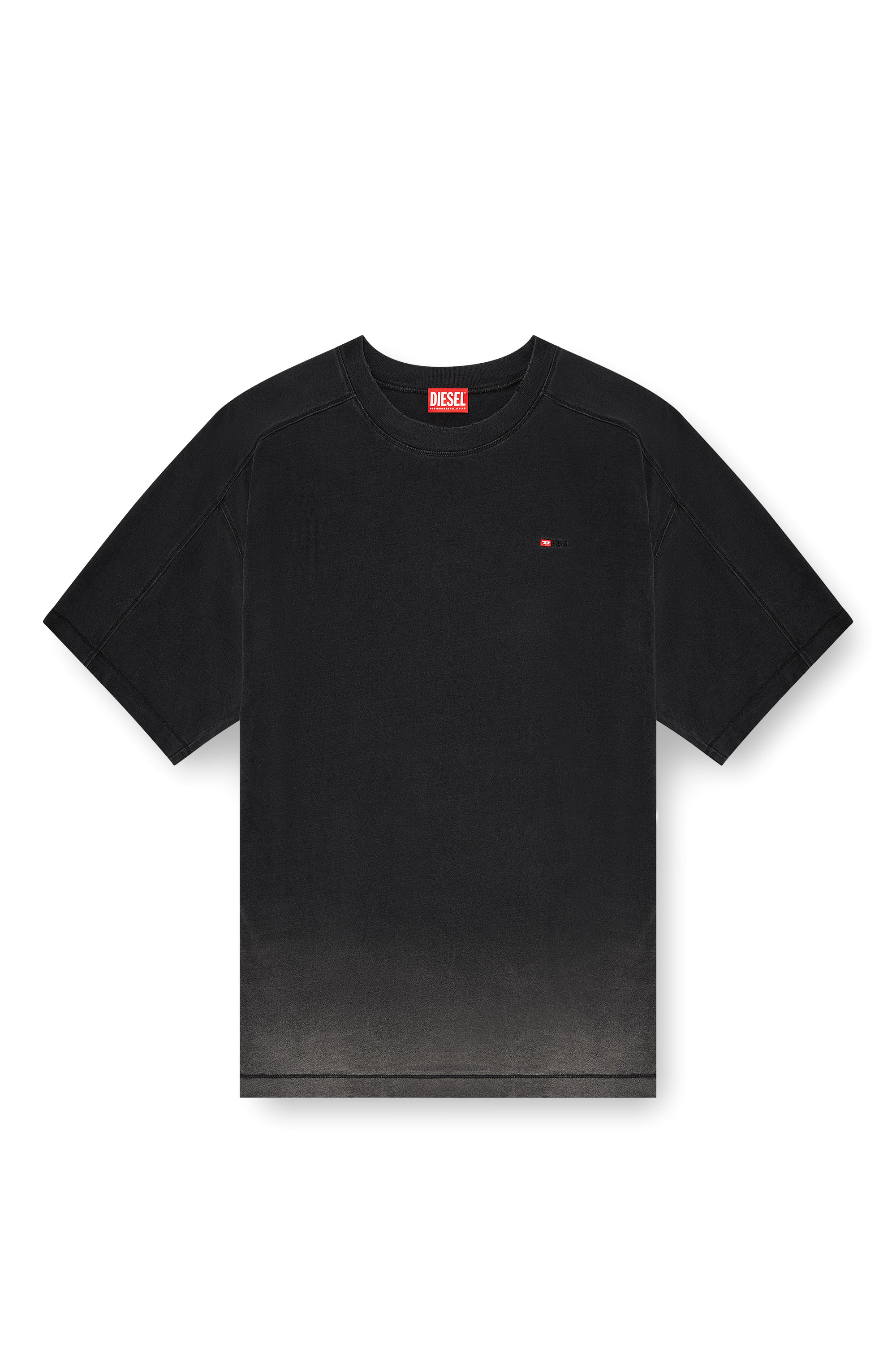 Diesel - T-CROX, T-shirt en coton &agrave; effet d&eacute;grad&eacute; Homme in ToBeDefined - 2