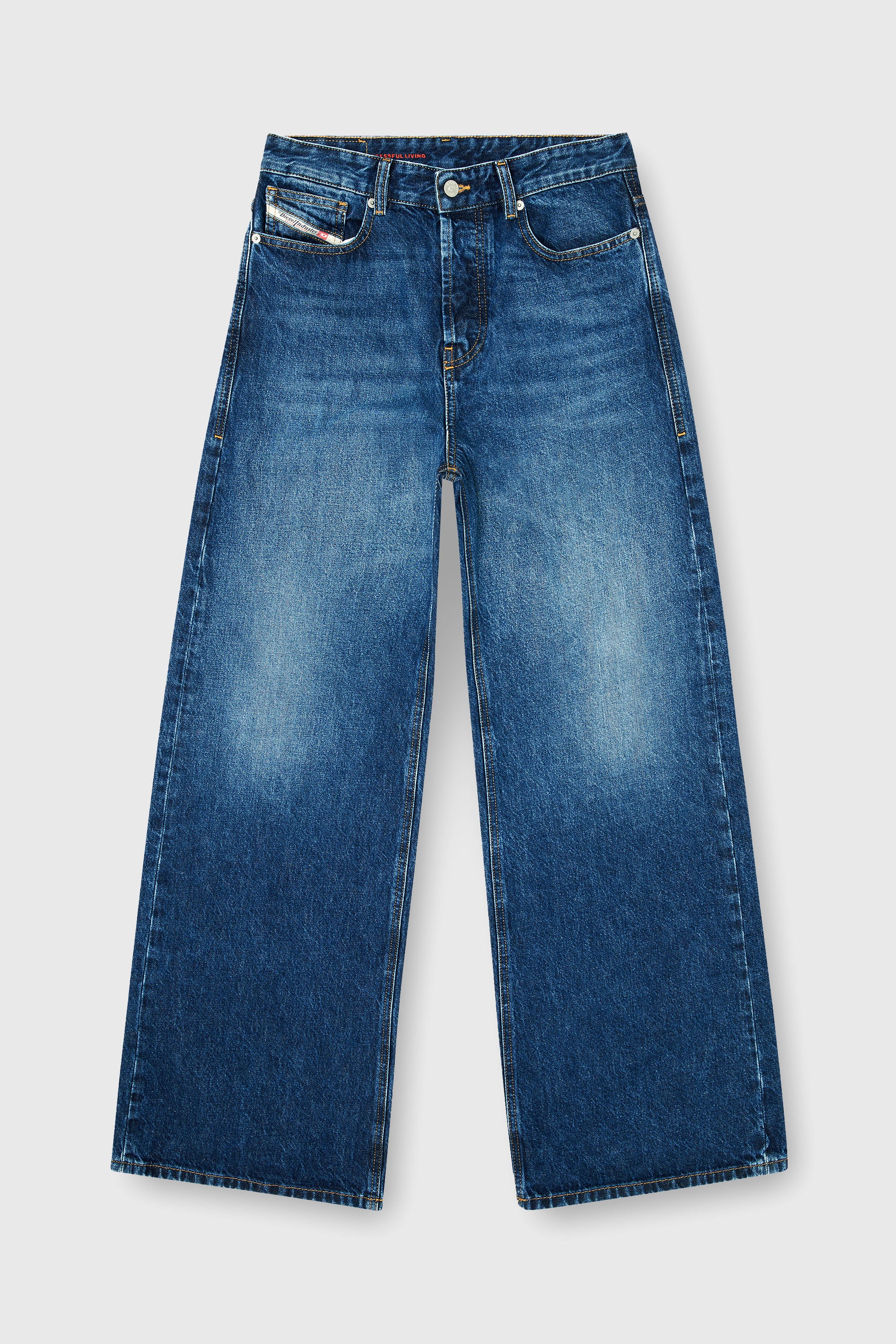 Diesel - Relaxed Jeans 1996 D-Sire 09I27 Mixte, Bleu Fonc&eacute; - Image 2