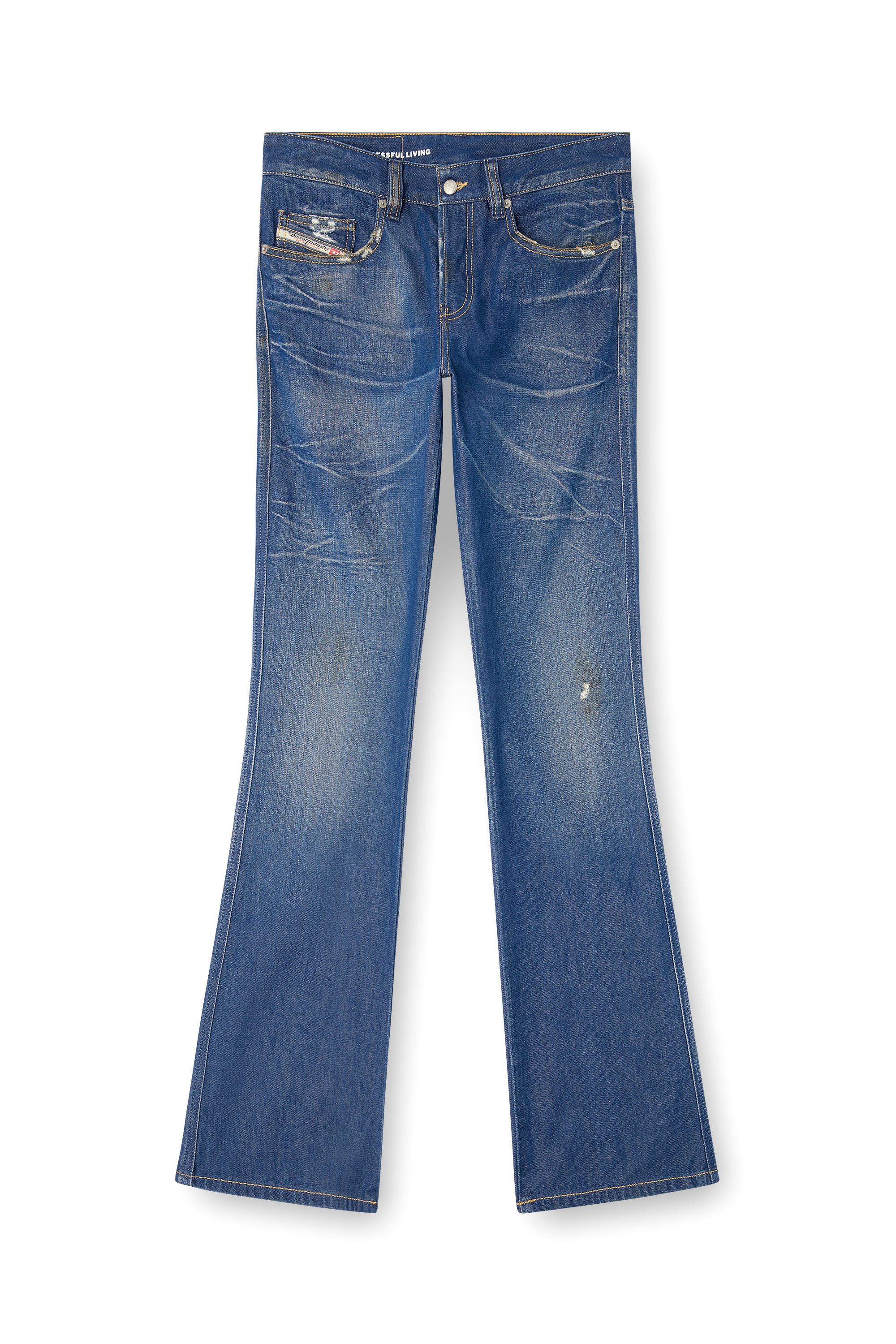 Diesel - Bootcut Jeans 1998 D-Buck 09M60 Homme, Bleu Foncé - Image 3