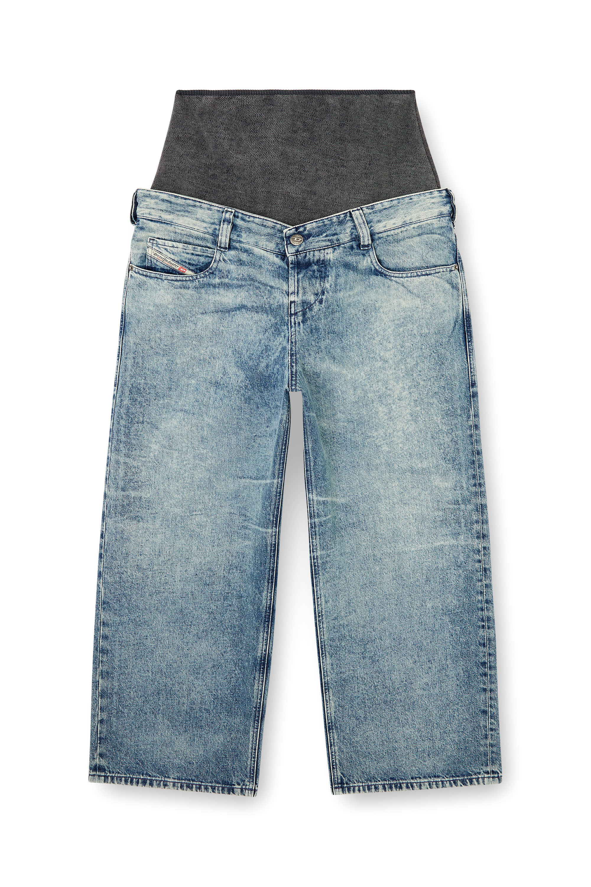 Relaxed Jeans D-Eni 09N97, Bleu moyen Diesel - Relaxed Jeans D-Eni 09N97 Homme, Bleu moyen - Image 2