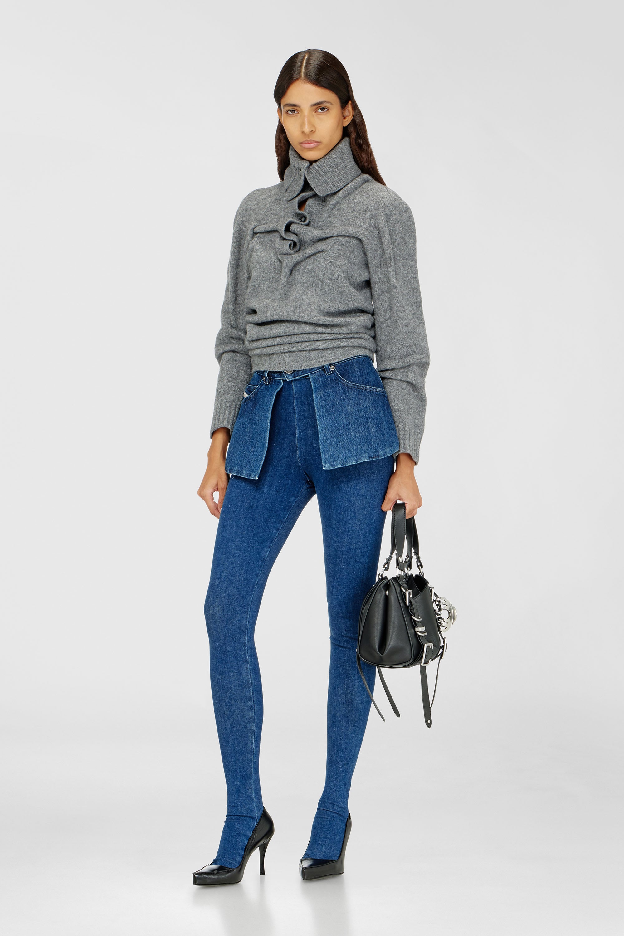 Diesel - Woman's Skinny Jeans D-Spika 09R31, Dark Blue - 1