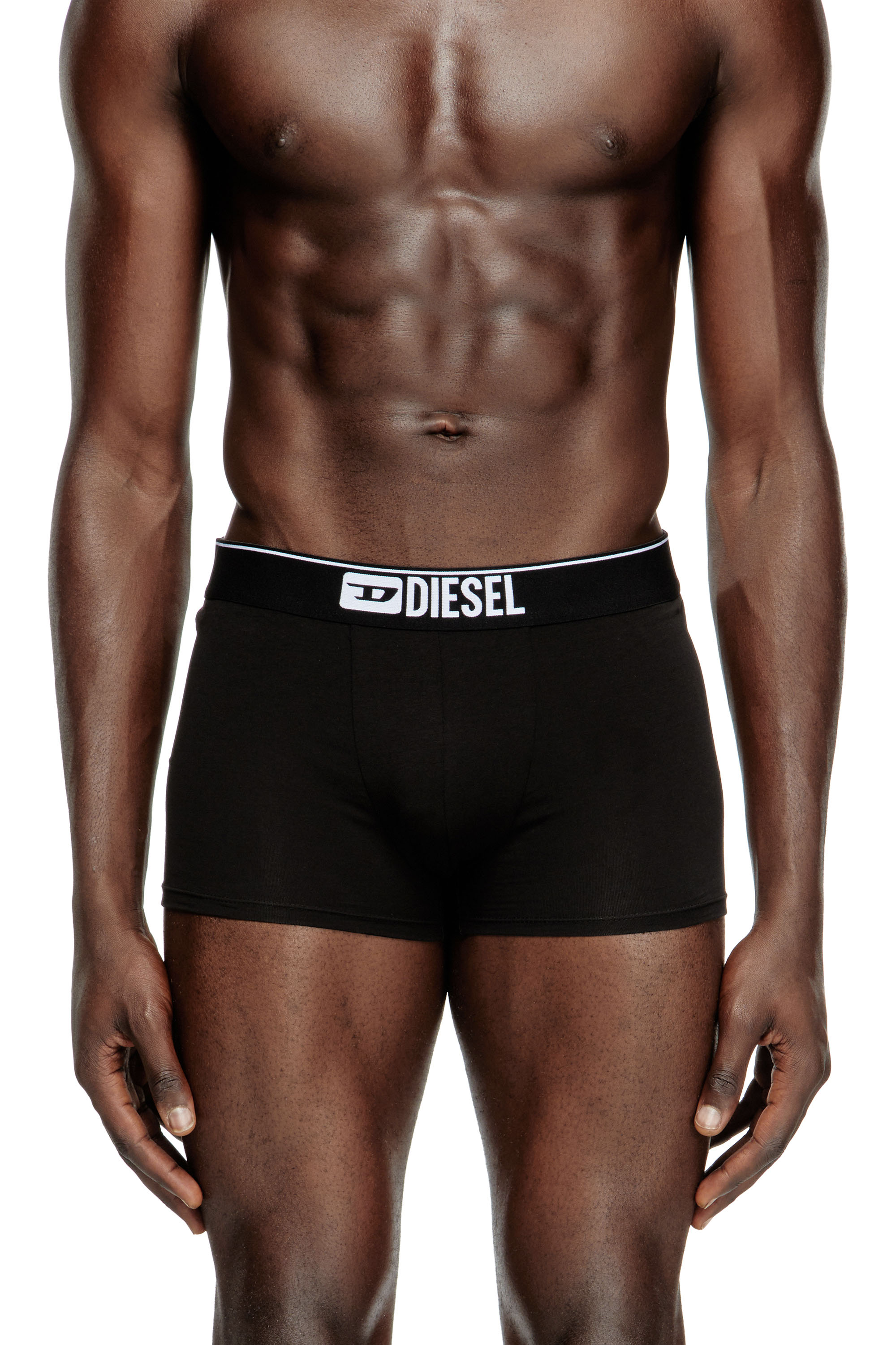 Diesel - UMBX-DAMIENFIVEPACK, Lot de cinq boxers couleur unie Homme in Noir - 3