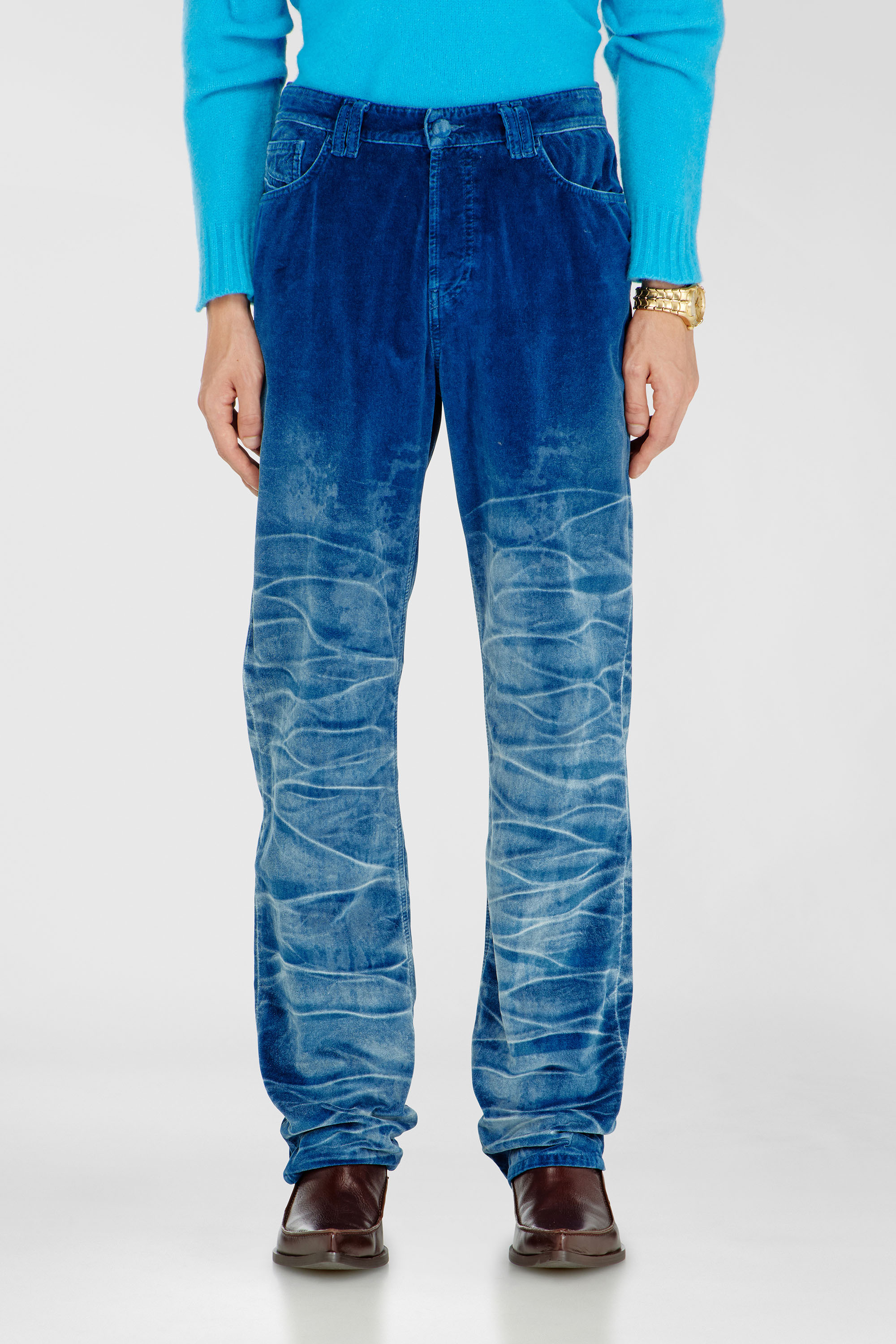 Diesel - Regular Jeans 1991 D-Voeed 003PF Homme, Bleu Fonc&eacute; - Image 1
