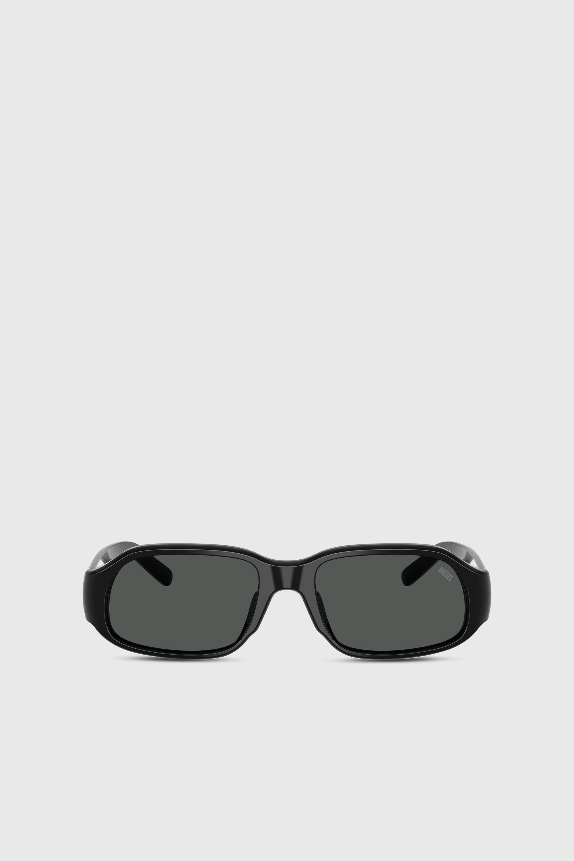 Diesel - 0DL2009U, Lunettes de soleil rectangulaires Mixte in Noir - 1