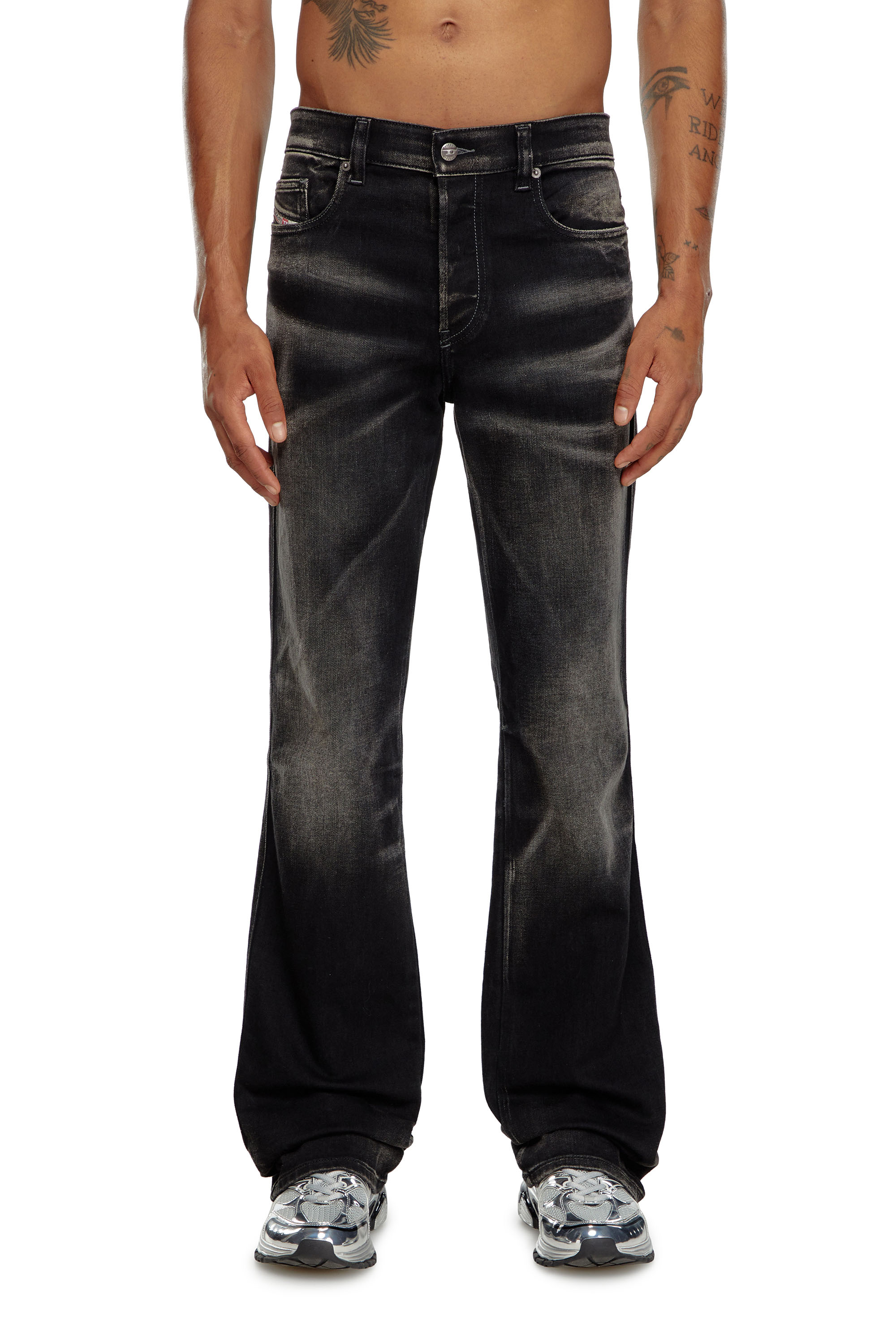 Diesel - Homme Bootcut Jeans 1998 D-Buck 09J53, Noir/Gris foncé - Image 2