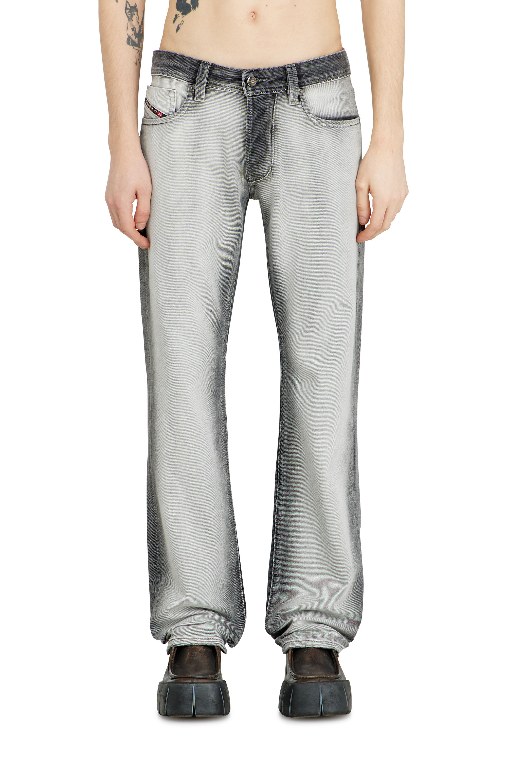 Diesel - Man's Regular Jeans 1985 Larkee 09P28, Dark grey - 1