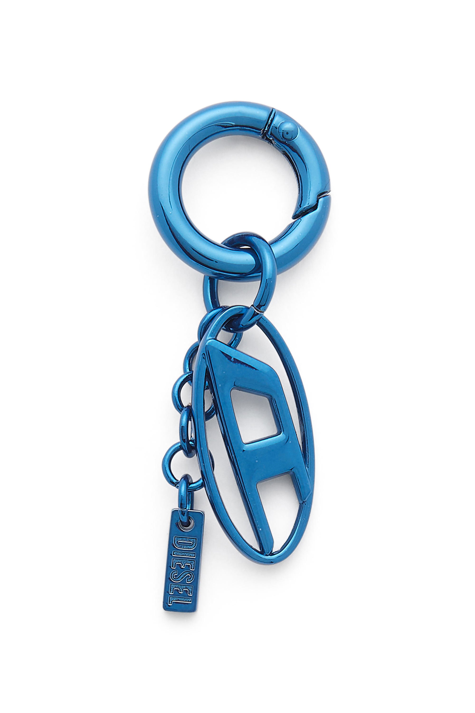 Diesel - CHARM-OVAL D, Charm en m&eacute;tal avec pendentif ovale D Mixte in Bleu - 1