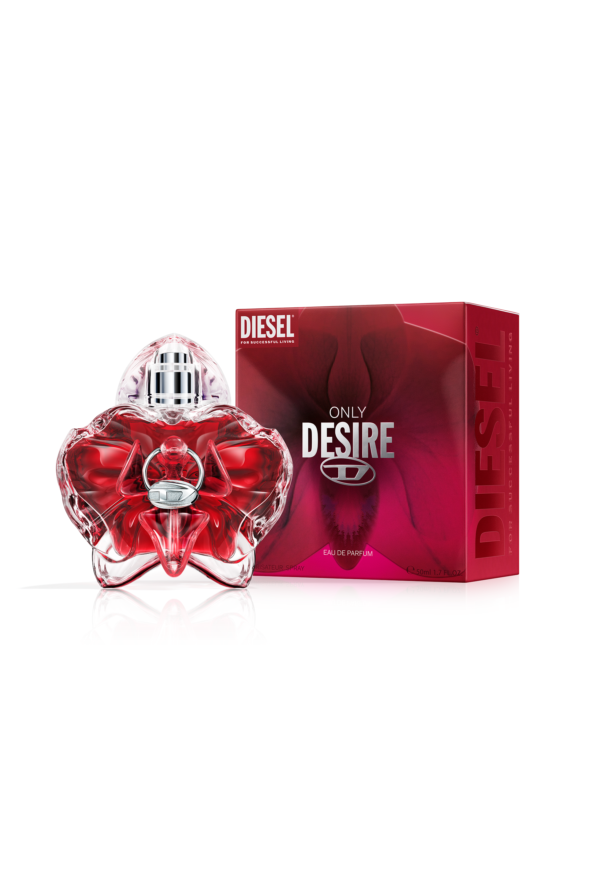 Diesel - DIESEL ONLY DESIRE EDP 50ML LF794300, Only Desire 50ml, Eau De Parfum Femme in Rouge - 3