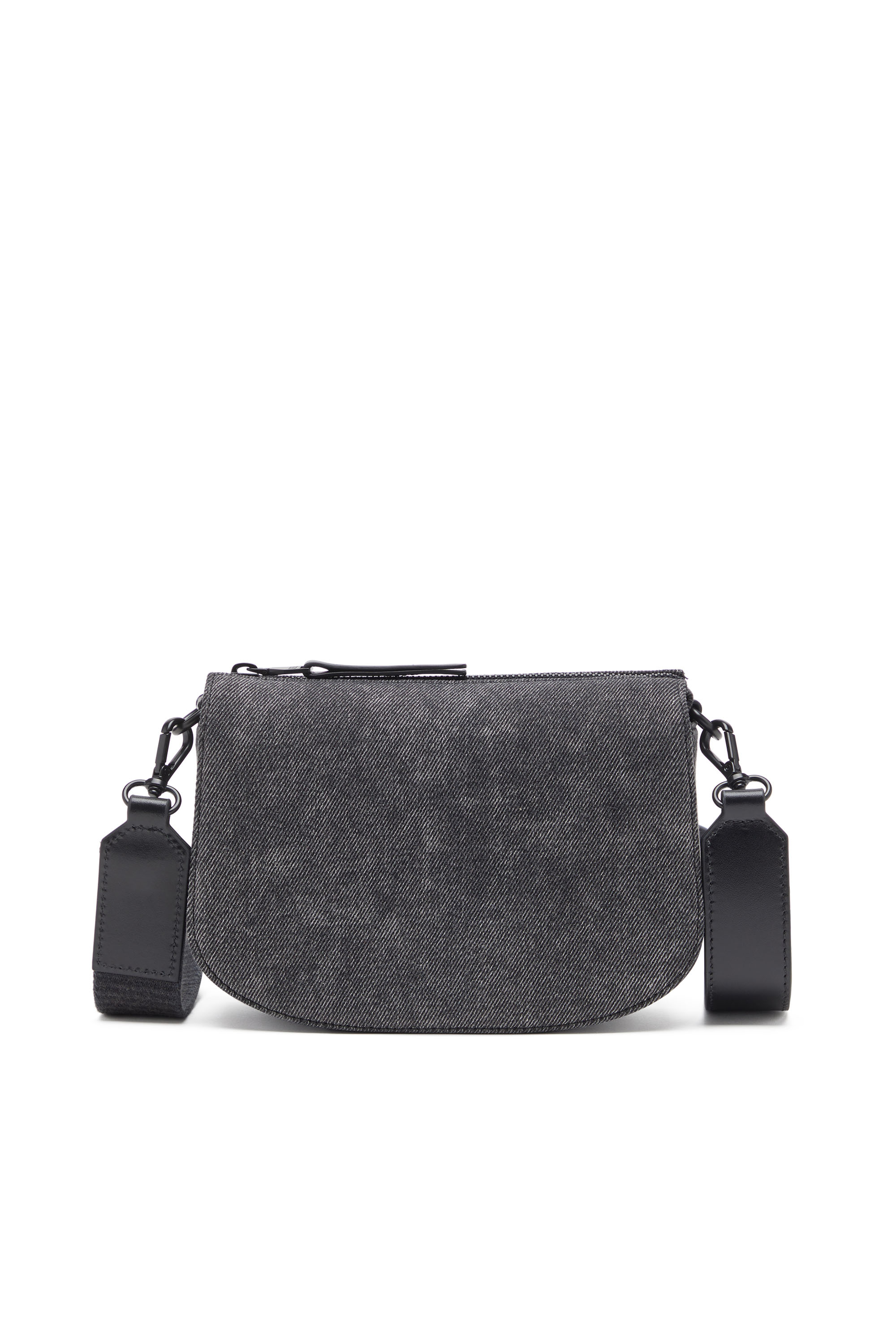 Diesel - 1DR CAMERA BAG, Unisex's 1DR-Camera bag in stonewashed denim in Black - 2