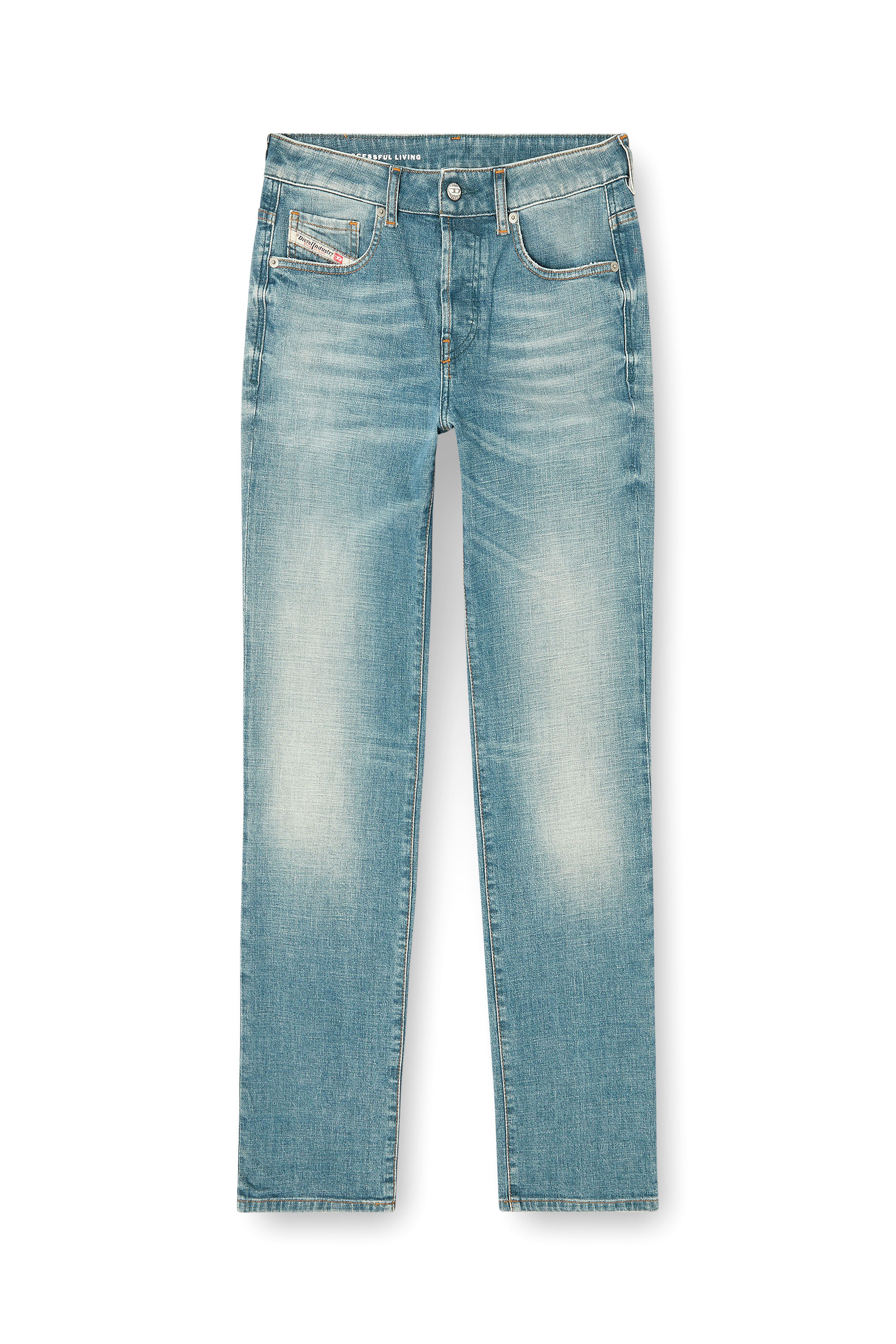 Diesel - Regular Jeans 1989 D-Mine 09M58 Femme, Bleu moyen - Image 2