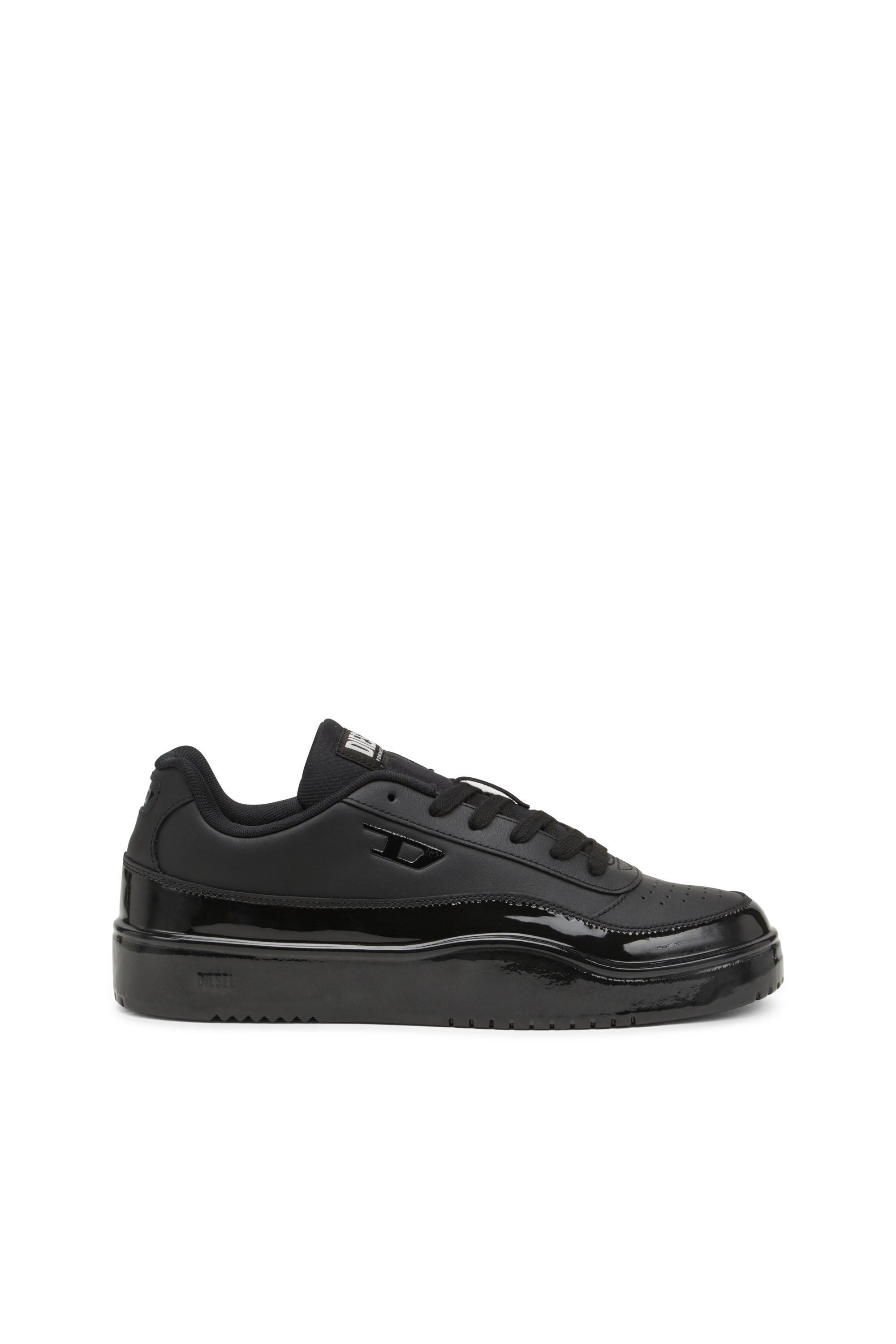 Diesel - S-TRACKER-D LOW, S-Tracker-D-Sneakers en cuir siliconé Homme in Noir - 1