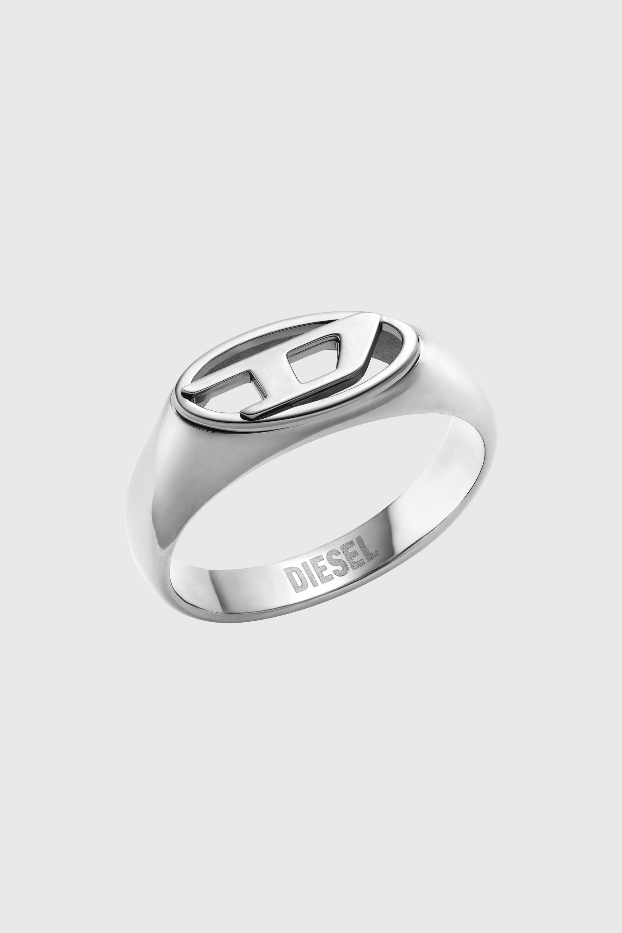 Diesel - DX1587040 JEWEL, Bague en acier inoxydable Mixte in Gris argent&eacute; - 1