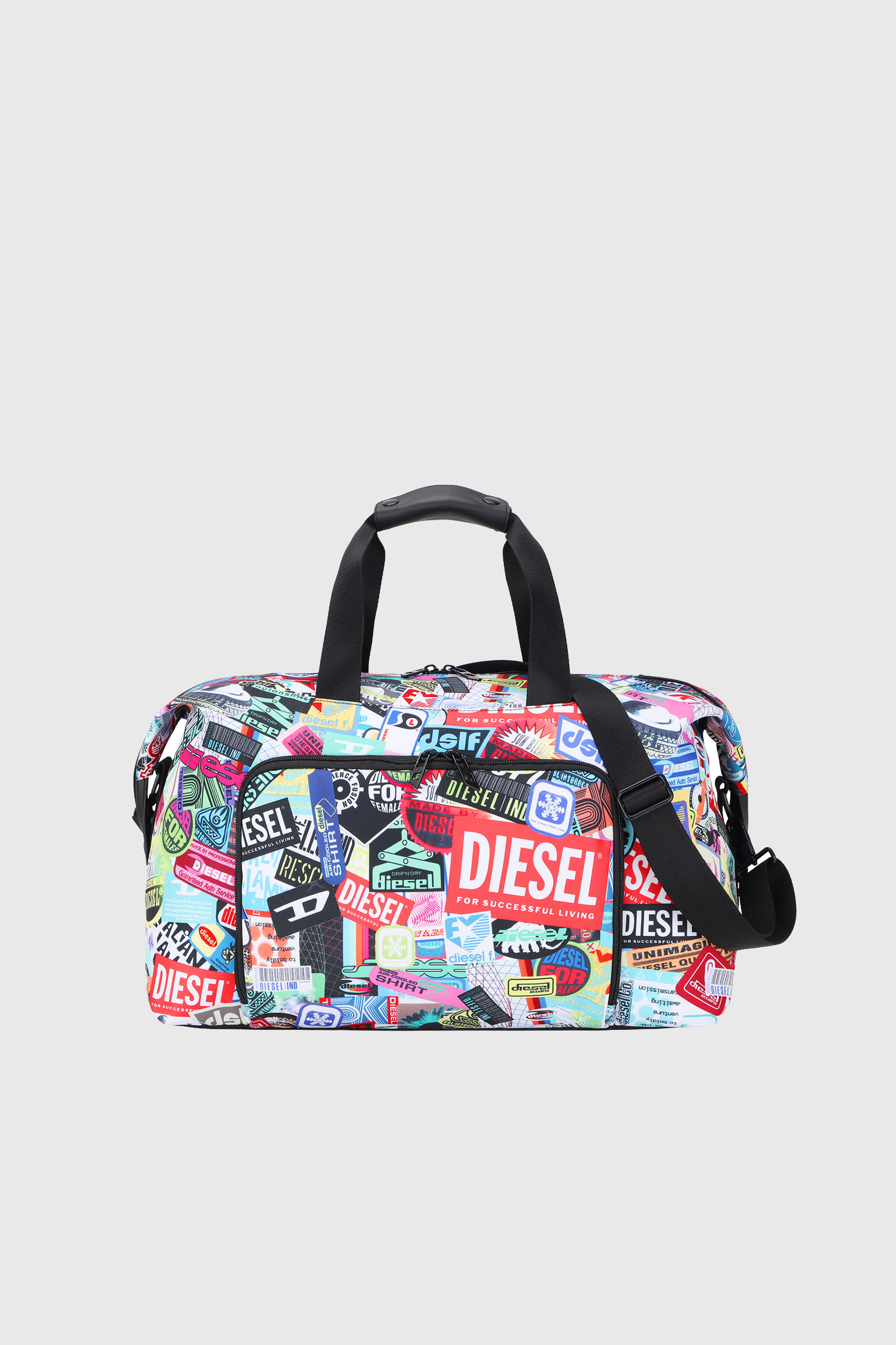 Diesel - DIESEL PC PRINTED DUFFLE-STICKERS- DSB00, Sac de voyage pratique avec des autoc Mixte in Polychrome - 2