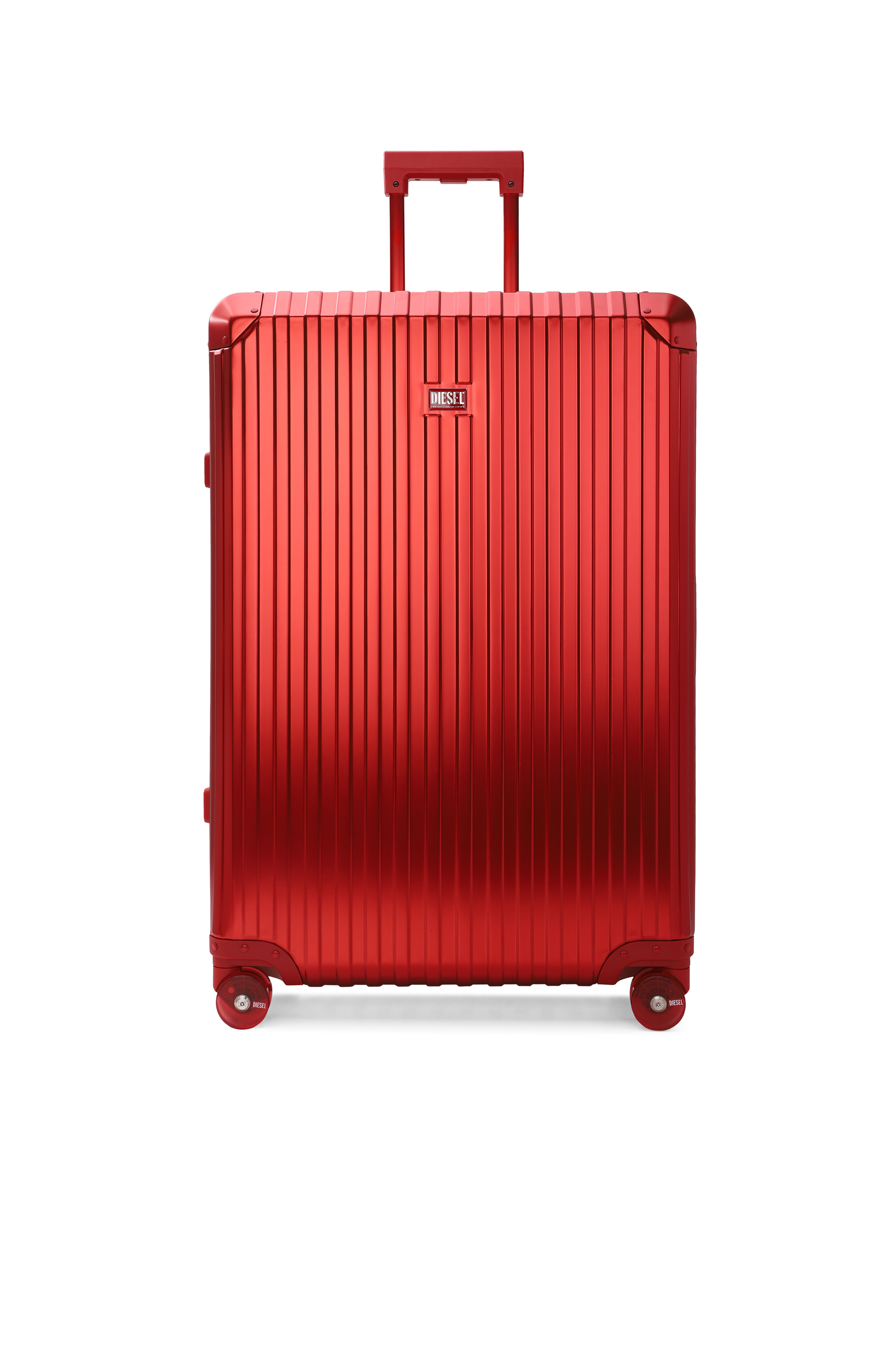 Diesel - DIESEL ALUMINUM TROLLEY- DSL002, Valise en aluminium taille L Mixte in Rouge - 1