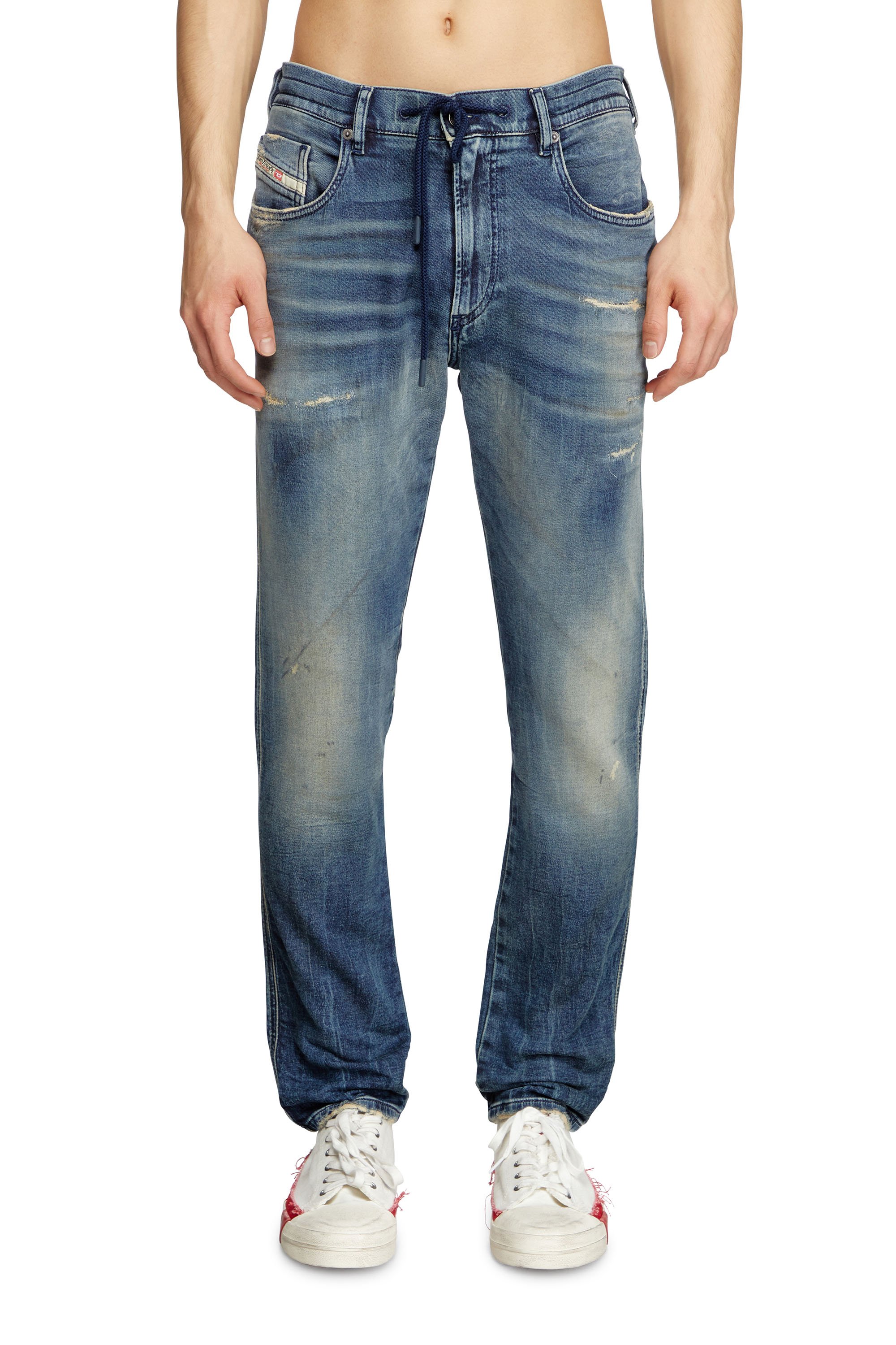 Diesel - Slim 2060 D-Strukt Joggjeans® 068PN Homme, Bleu moyen - Image 1